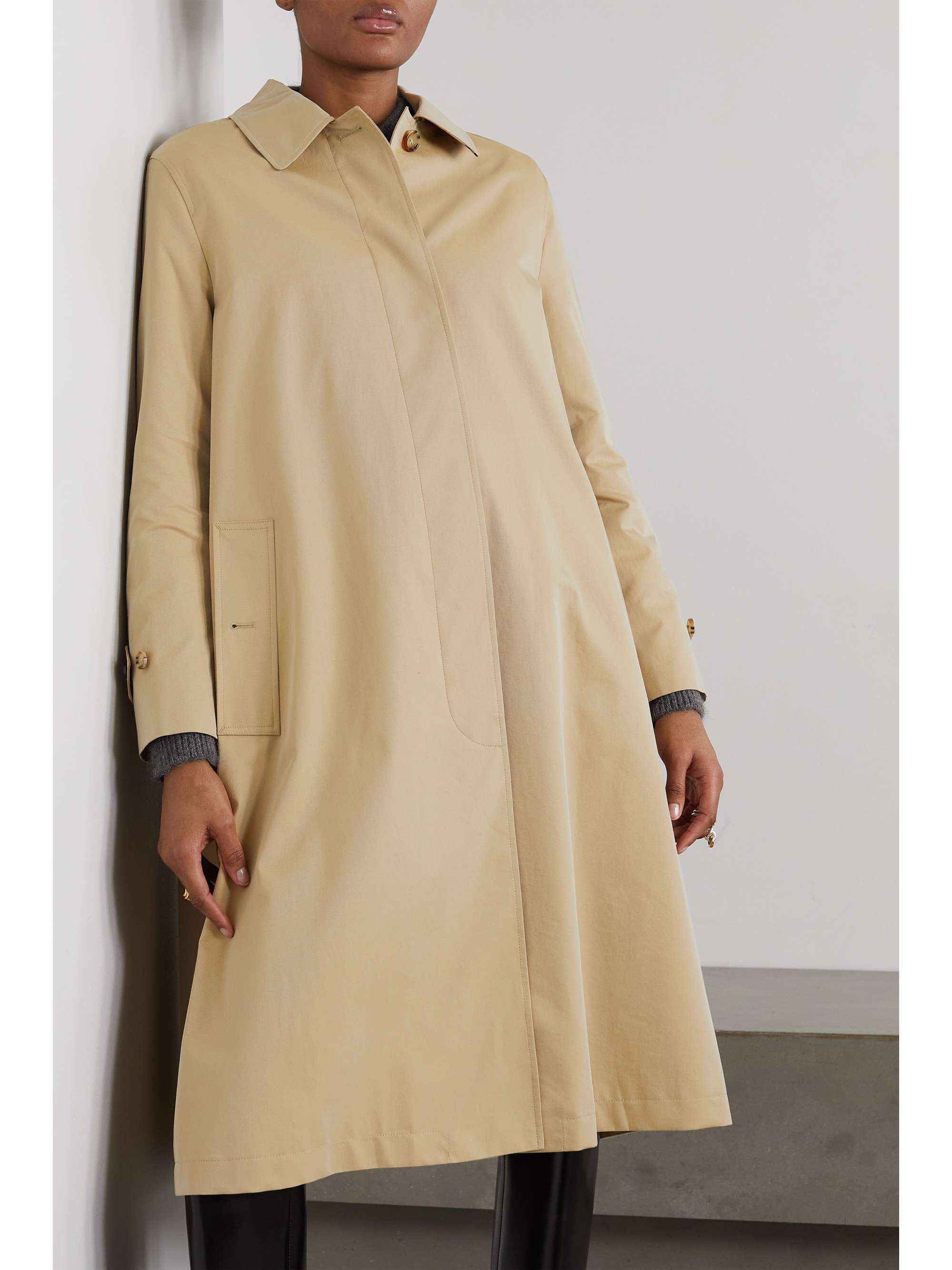 BURBERRY Cotton-gabardine trench coat