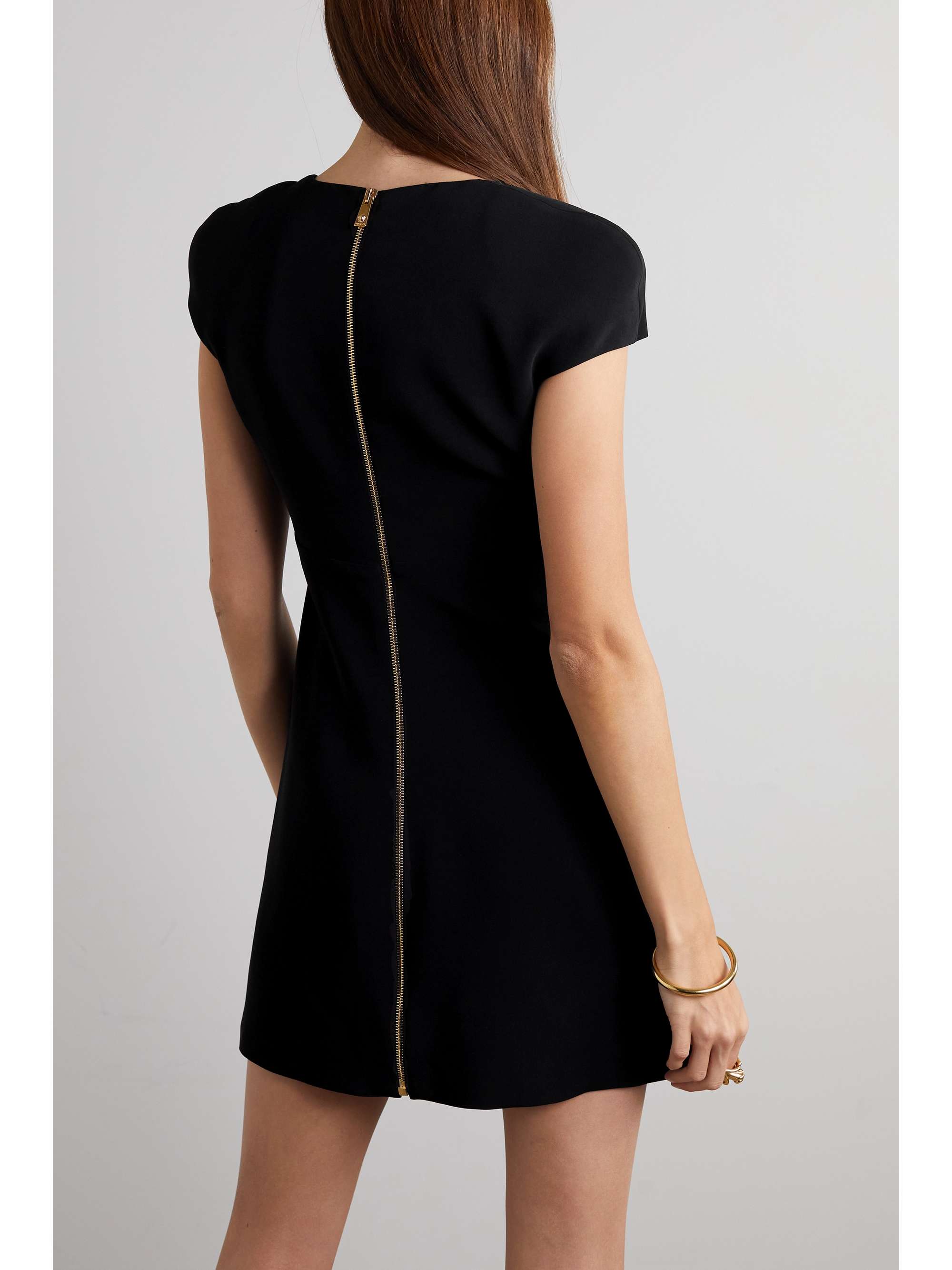 VERSACE Stretch-crepe mini dress
