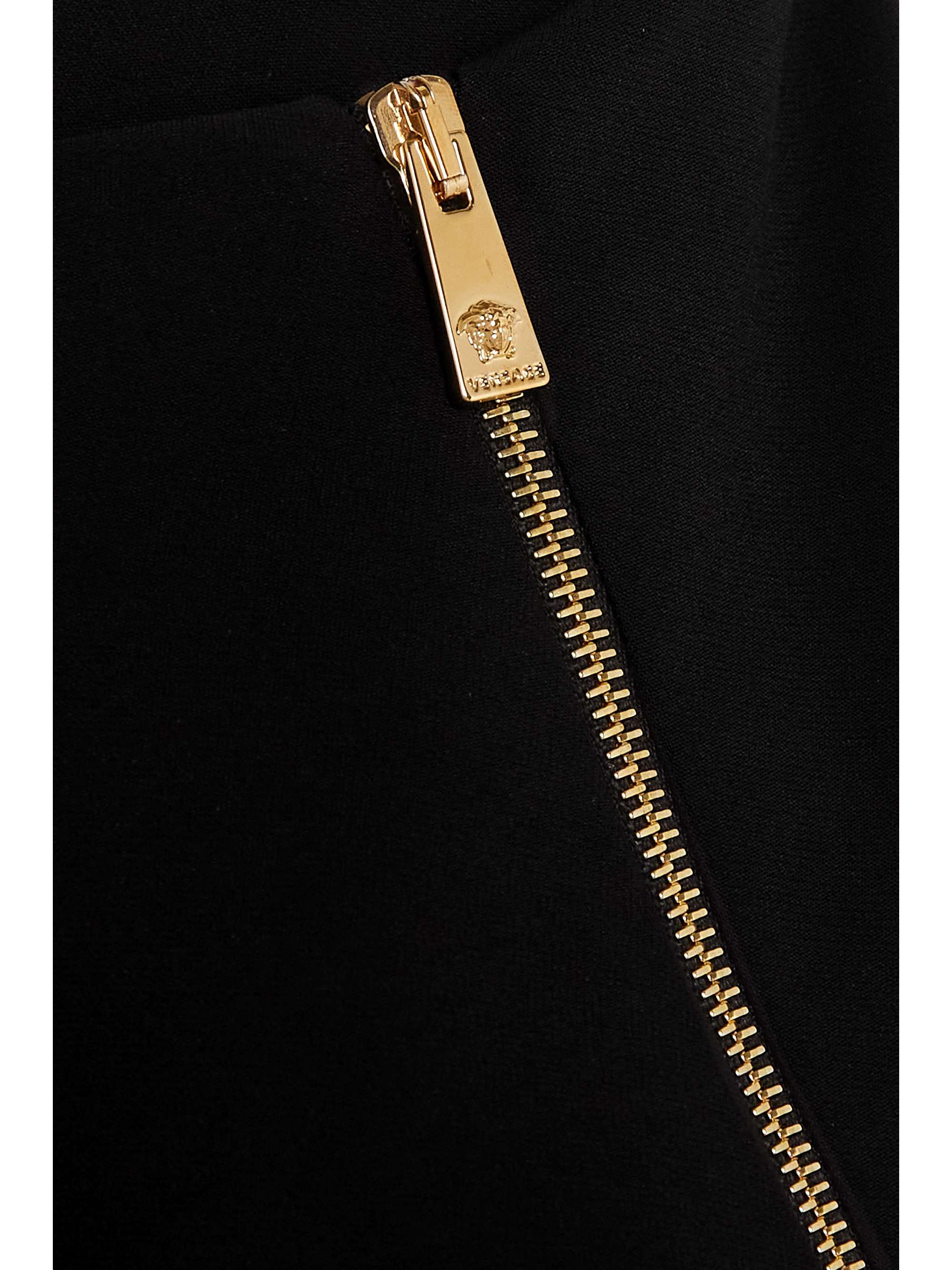 VERSACE Stretch-crepe mini dress