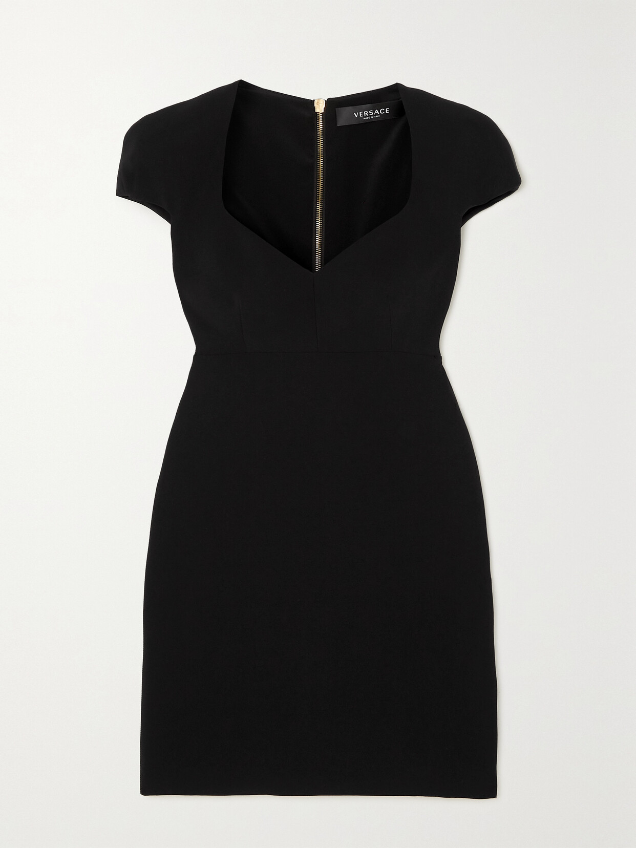 Versace - Stretch-crepe Mini Dress - Black