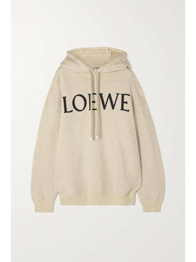 Loewe Printed Cotton-blend Jersey Hoodie