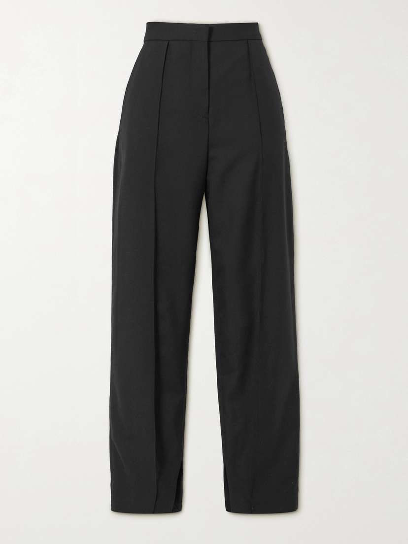 Loewe Pleated Wool-gabardine Tapered Pants