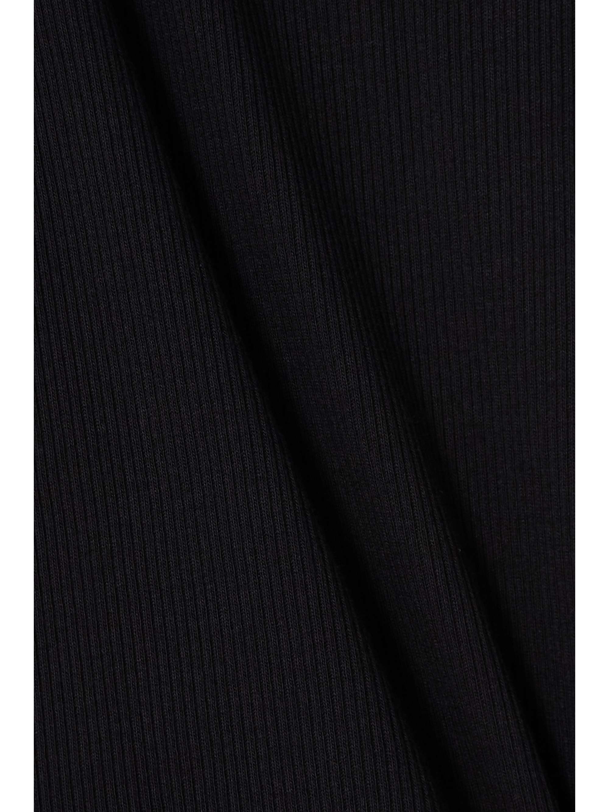 LOEWE Embroidered ribbed stretch-cotton tank