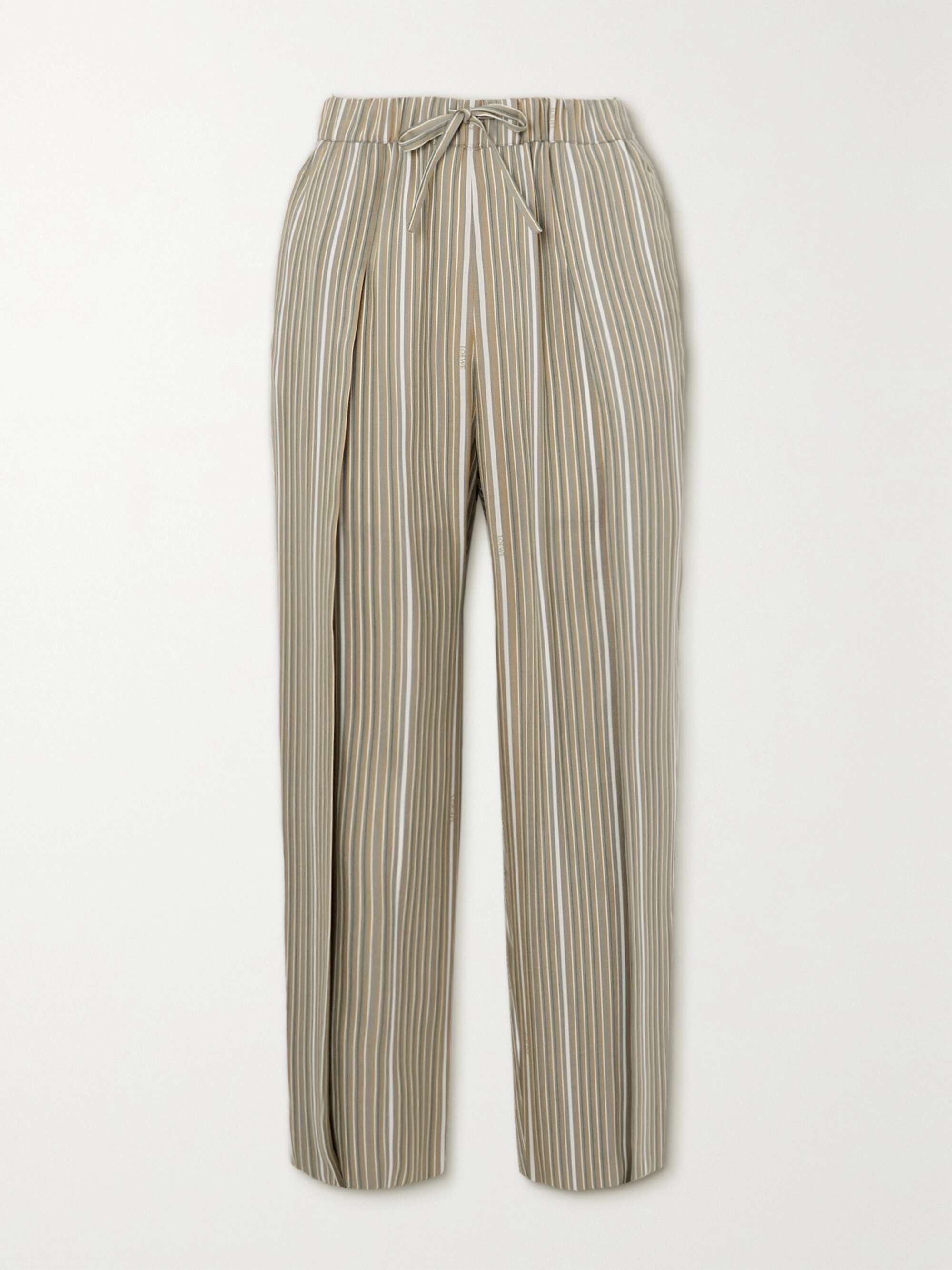 LOEWE Striped silk tapered pants | NET-A-PORTER