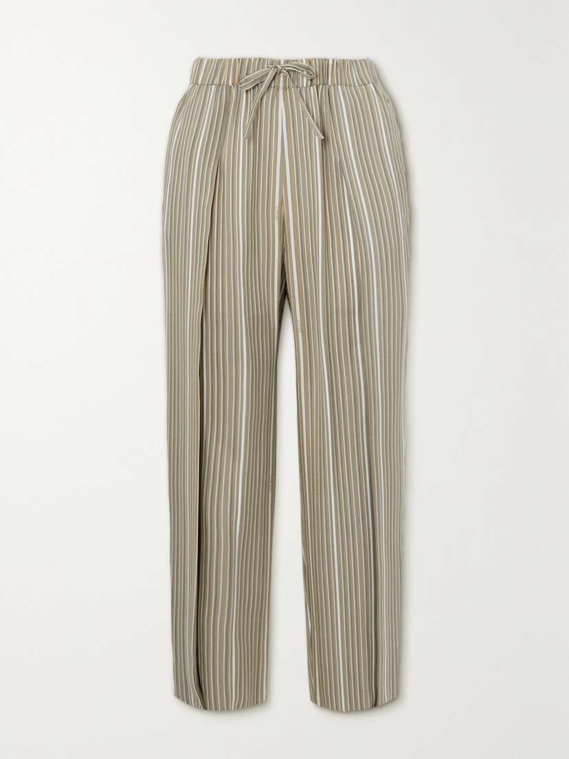 Loewe Striped Silk Tapered Pants