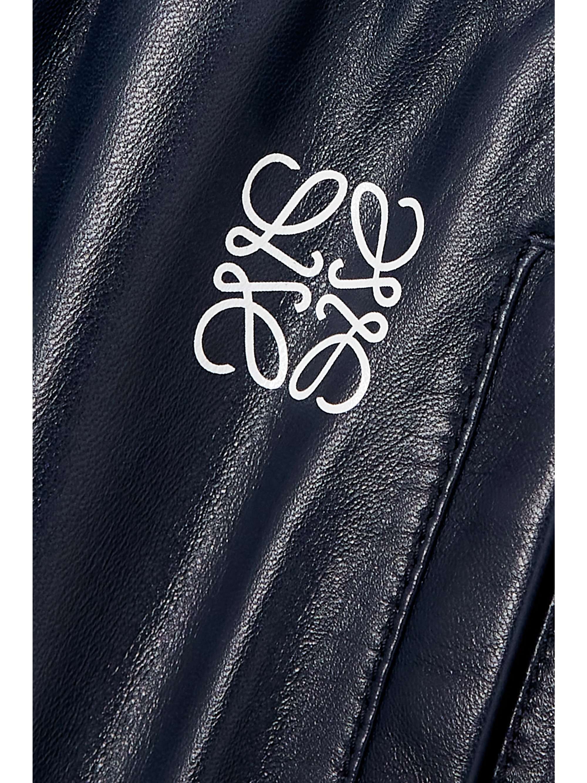 LOEWE Printed leather track pants