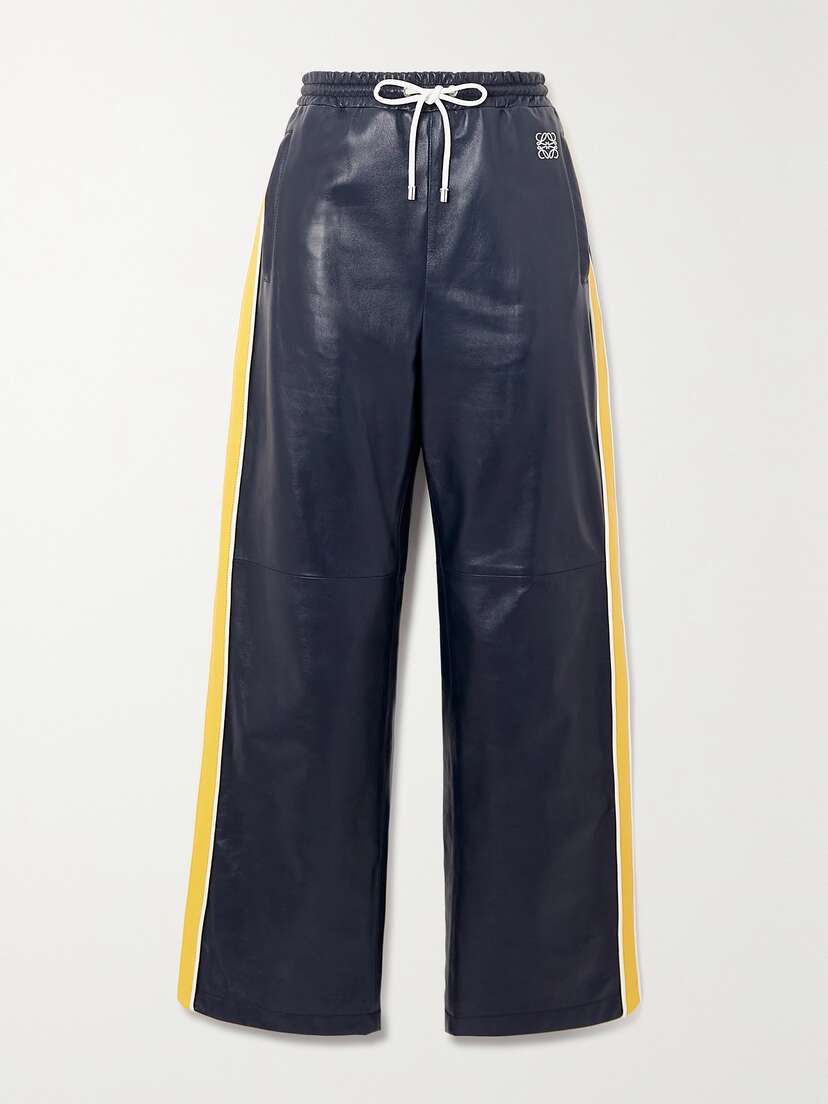 Loewe Printed Leather Track Pants