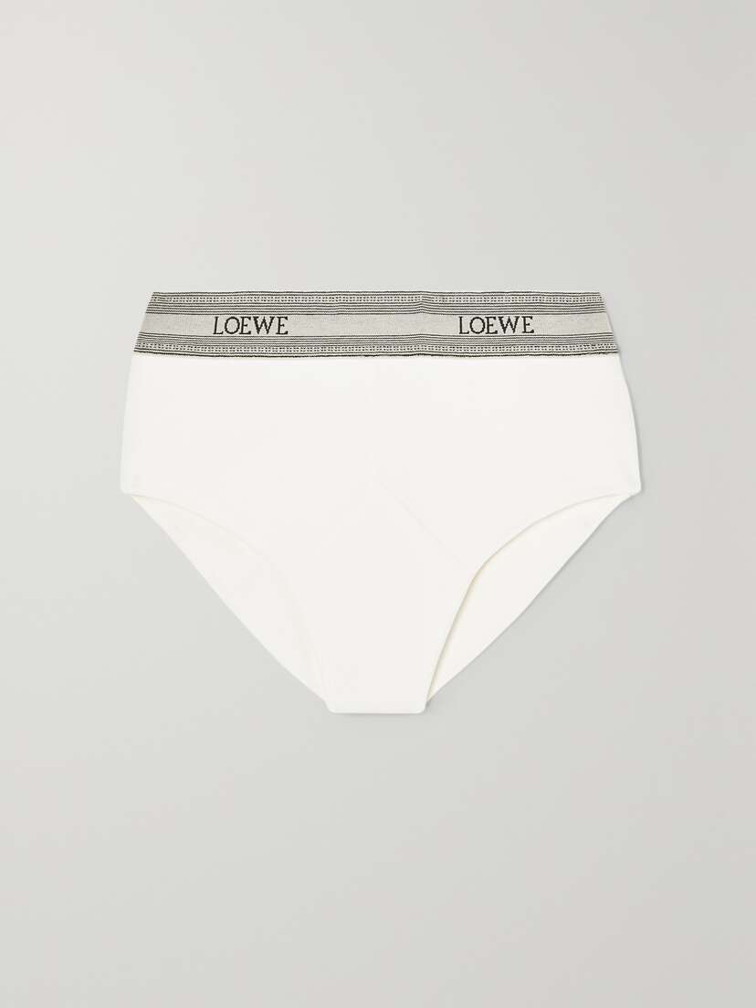 Loewe Jacquard-trimmed Stretch-jersey Briefs
