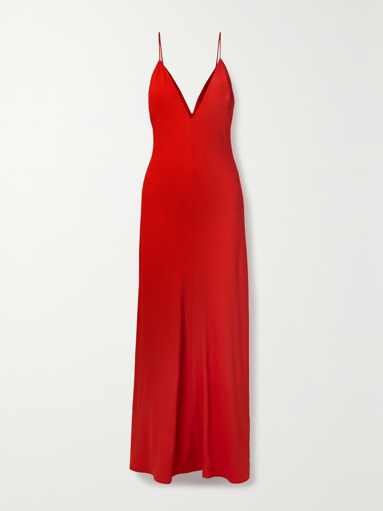 Stella McCartney - Crepe Open-back Maxi Dress - Red