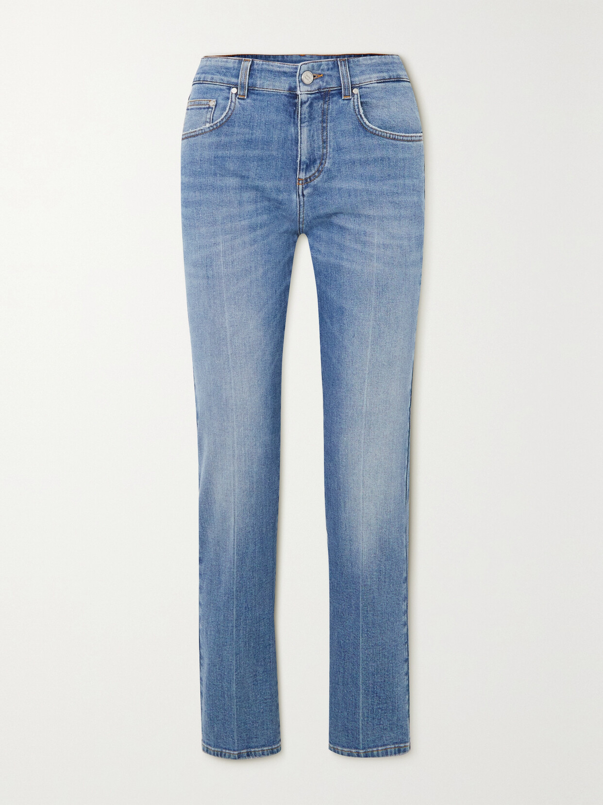 Stella McCartney - Mid-rise Straight-leg Jeans - Blue