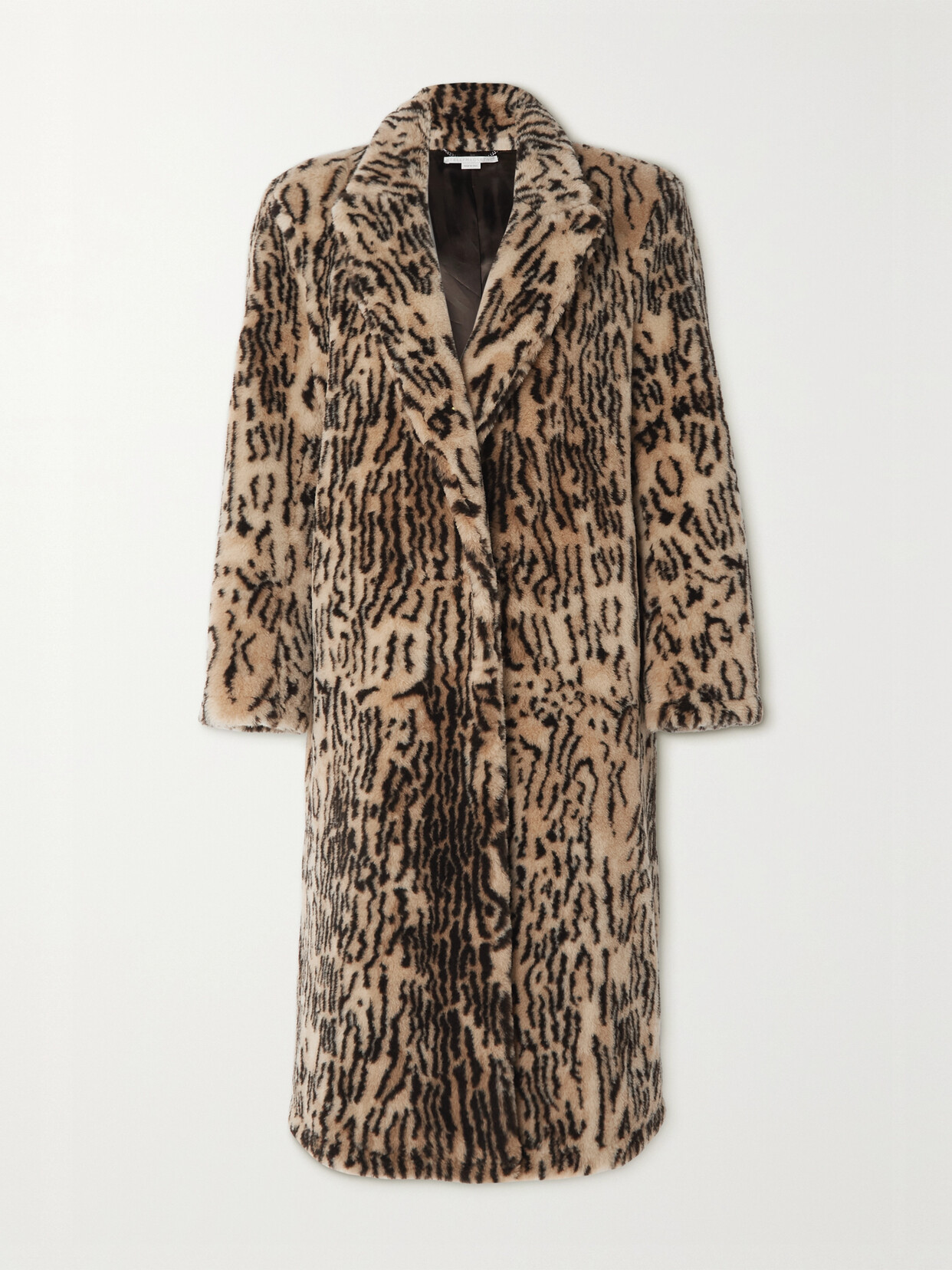 STELLA MCCARTNEY ANIMAL-PRINT FAUX FUR COAT