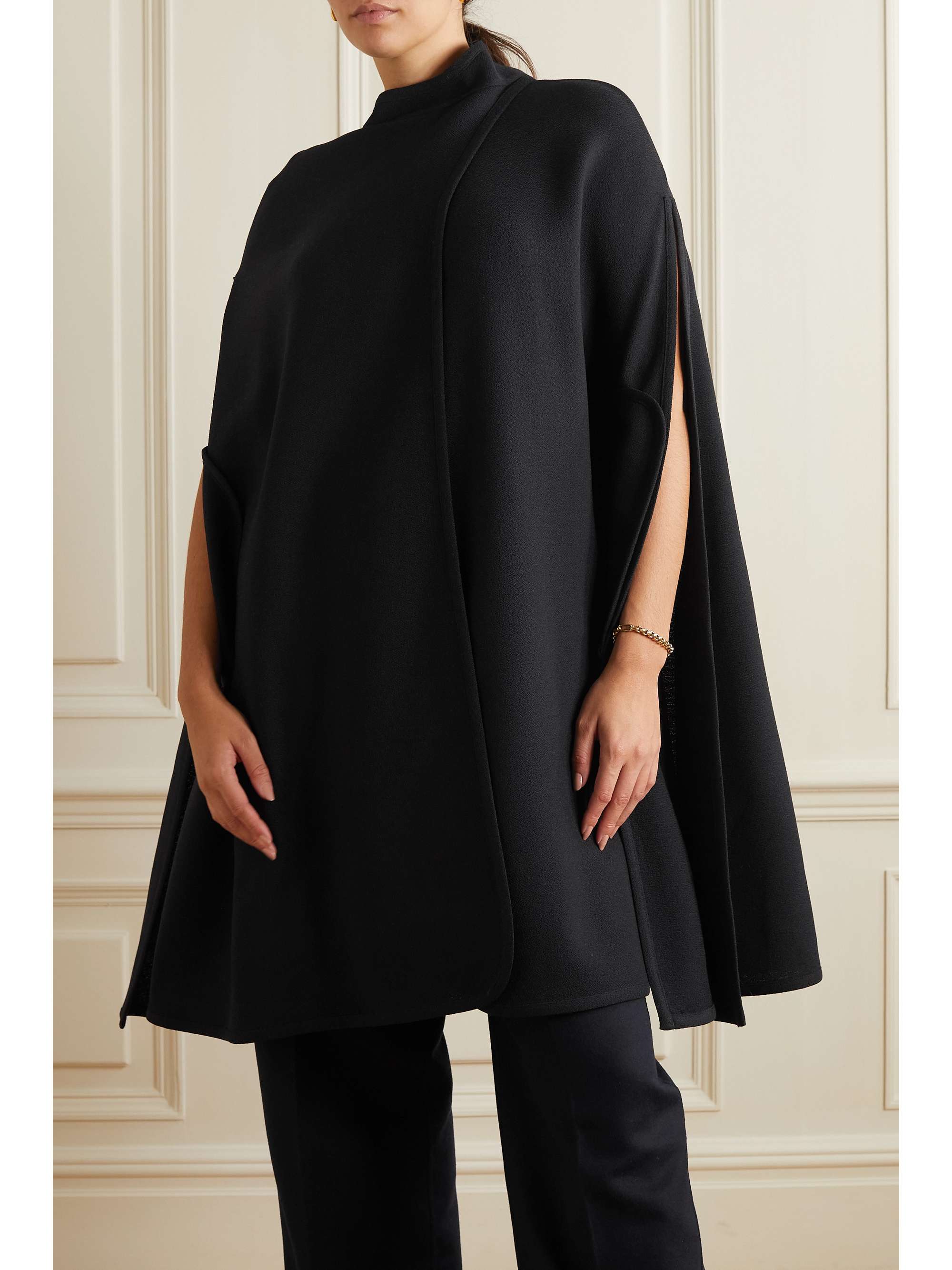 STELLA MCCARTNEY كاب من الكريب والصوف