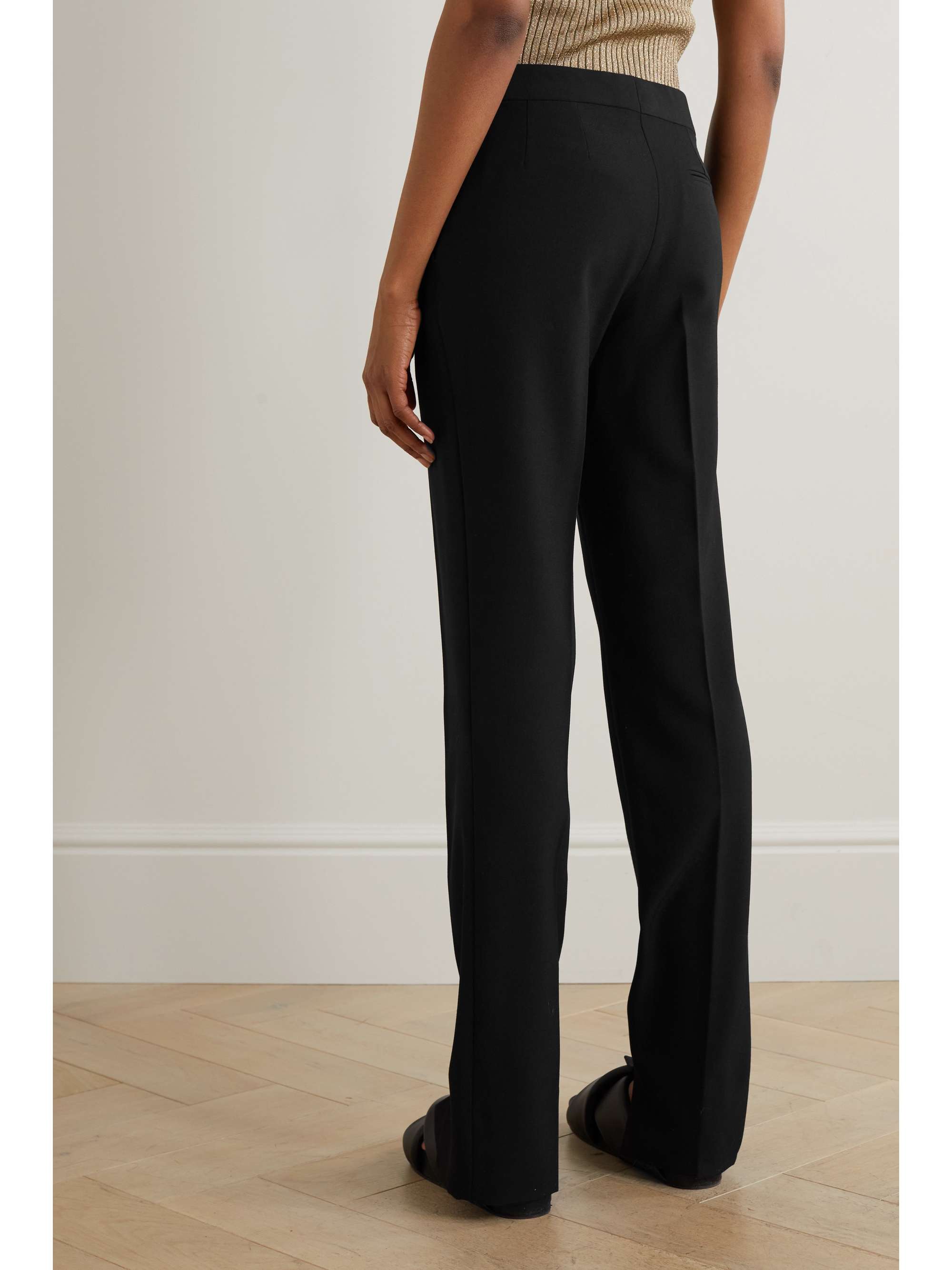 STELLA MCCARTNEY Gabardine straight-leg pants