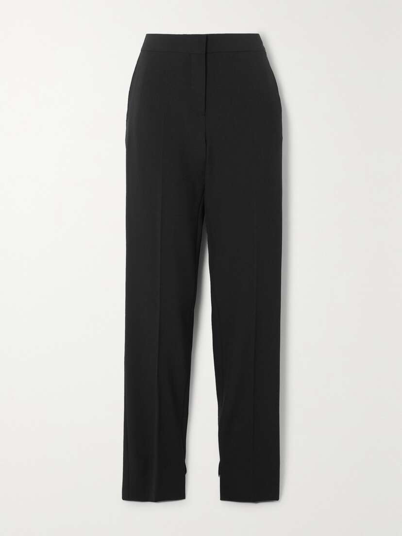 Stella McCartney | Black | Gabardine Straight-leg Pants_ | $495