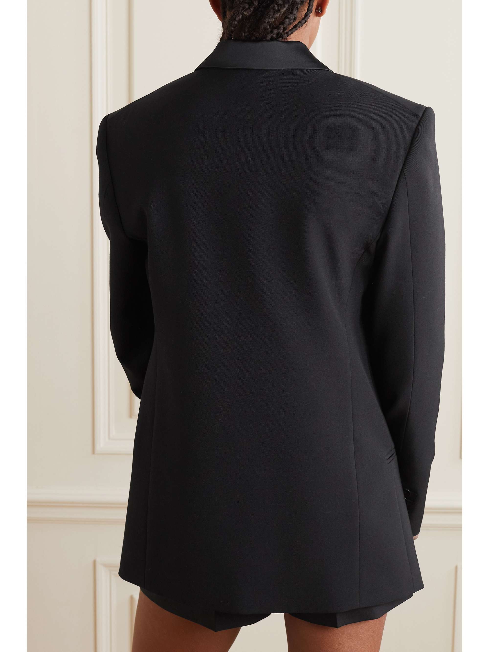 STELLA MCCARTNEY ツイル ブレザー サテントリム