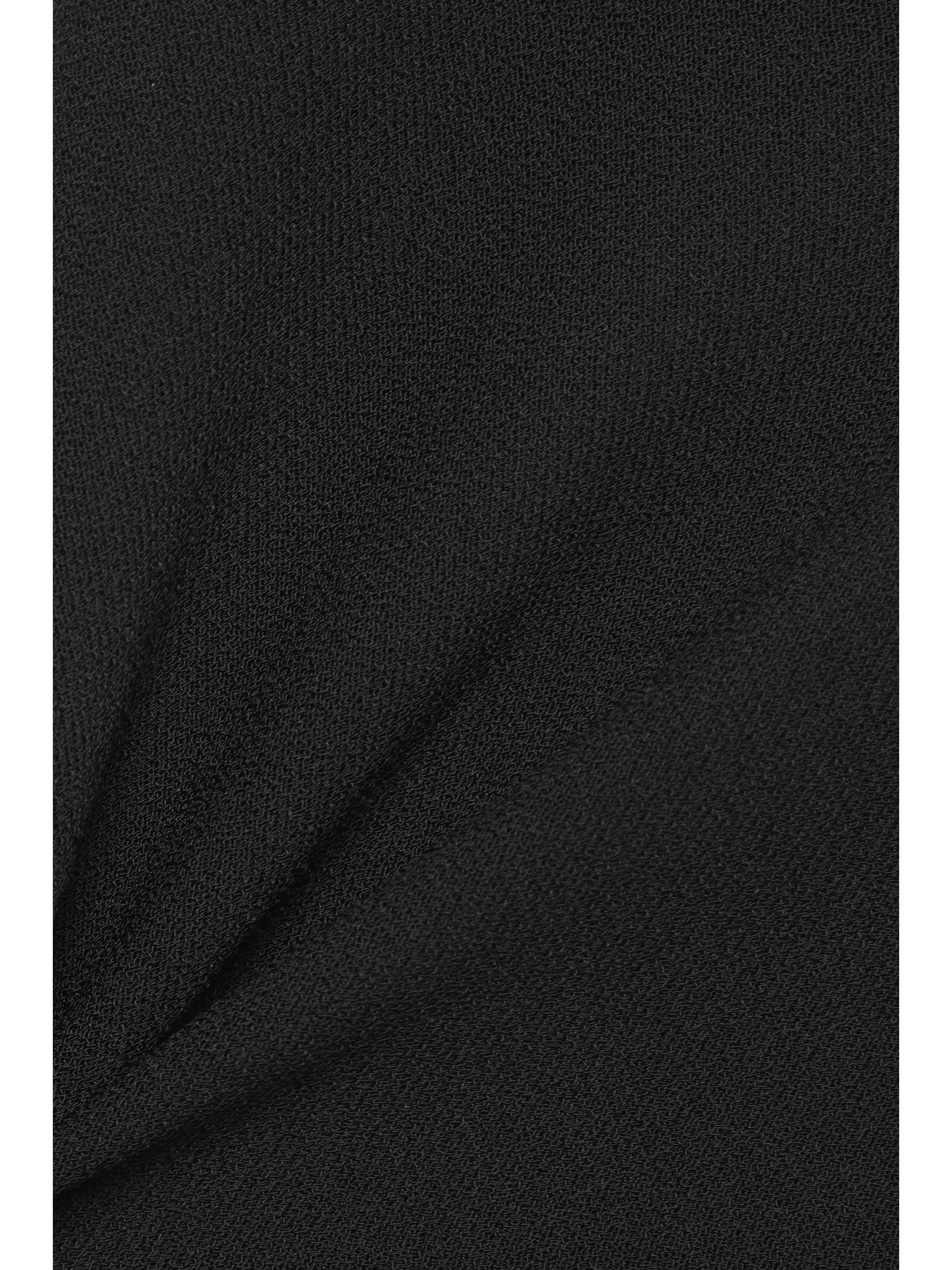 STELLA MCCARTNEY クレープ ミディ丈ワンピース オープンバック シルクシフォントリム