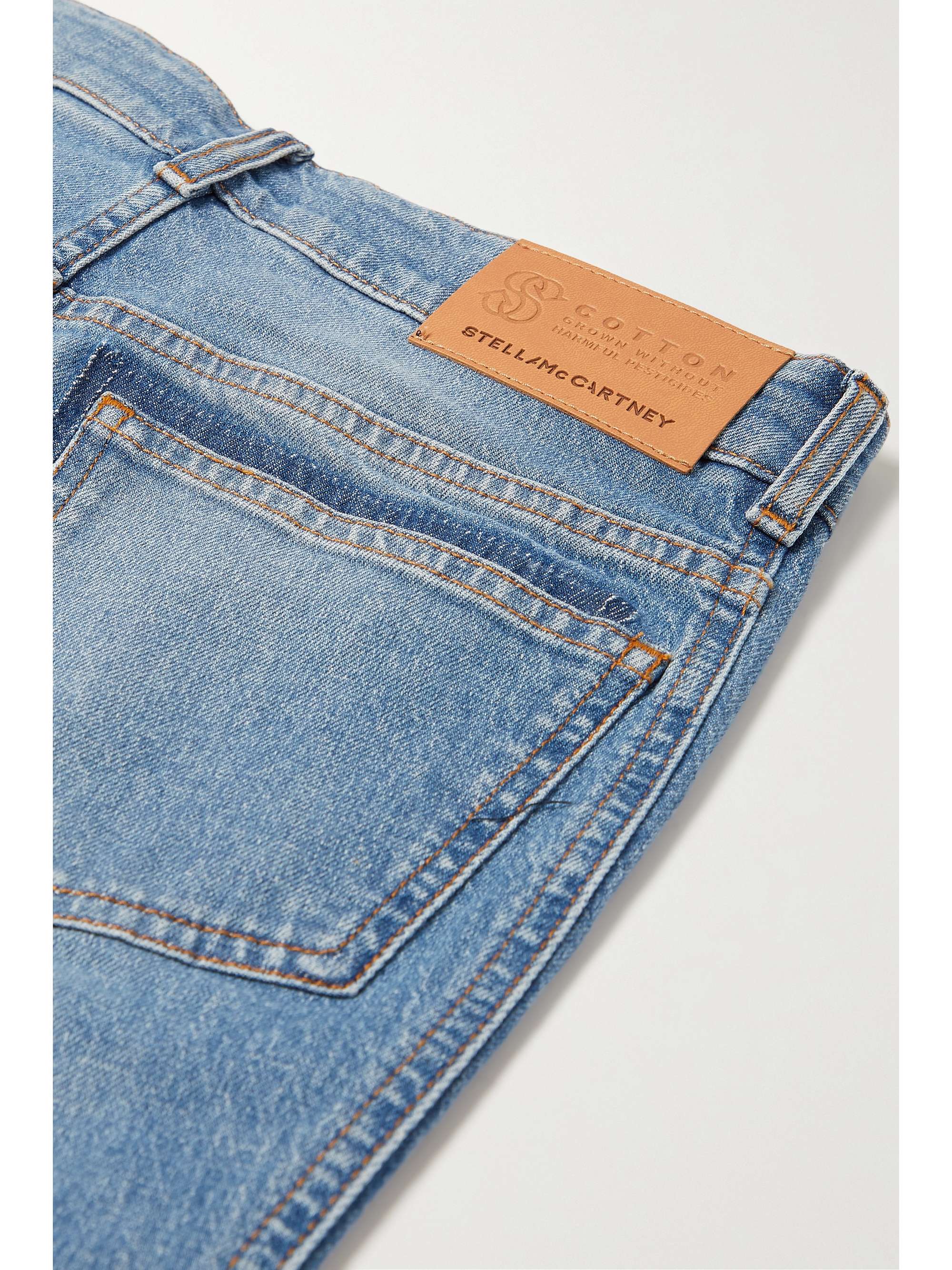 STELLA MCCARTNEY Printed high-rise flared jeans