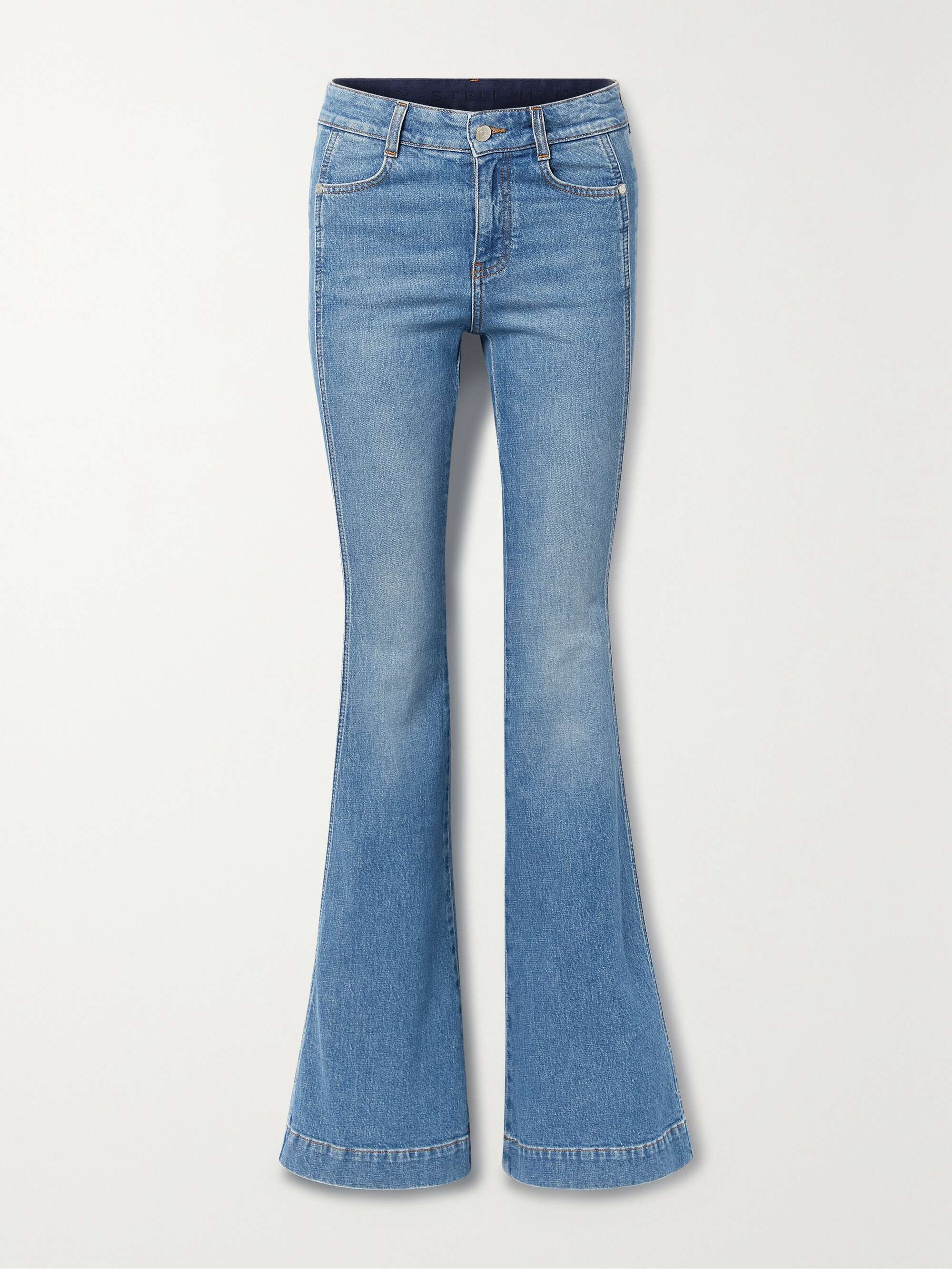 Stella mccartney high waisted jeans cheap