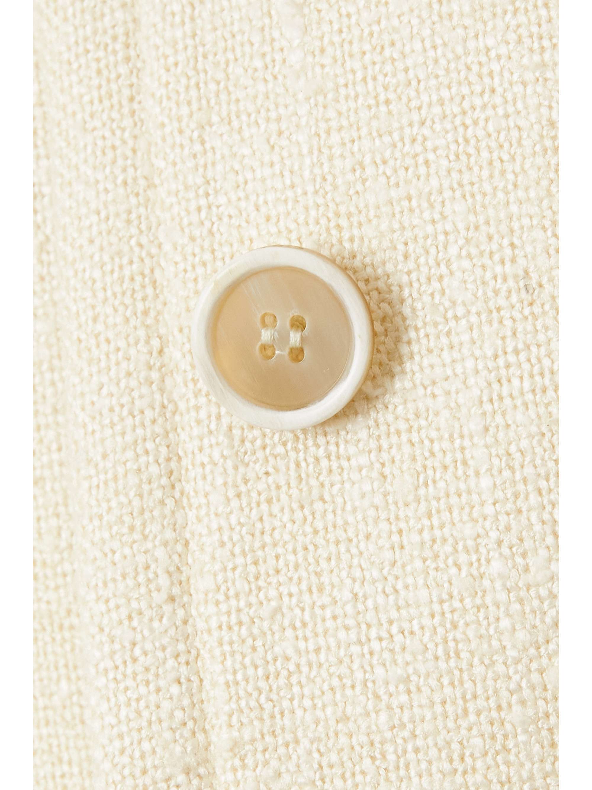 CHLOÉ Belted silk, wool and cashmere-blend trench coat