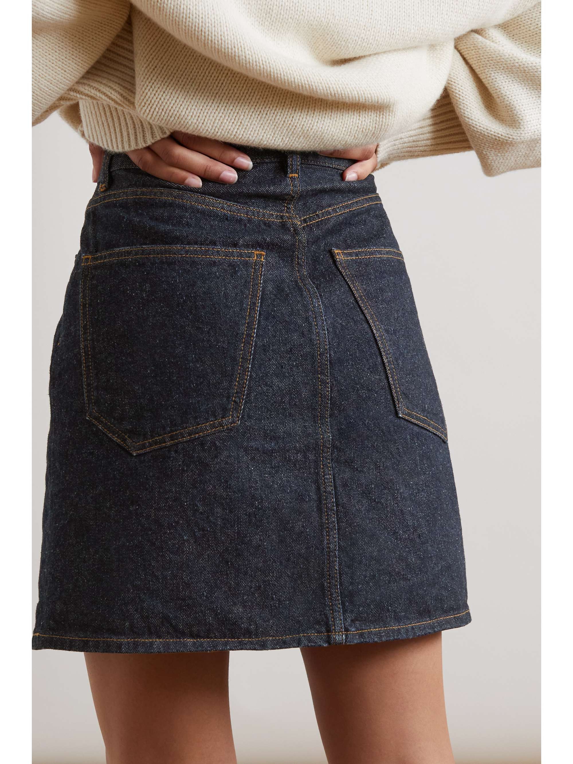 CHLOÉ Denim mini skirt