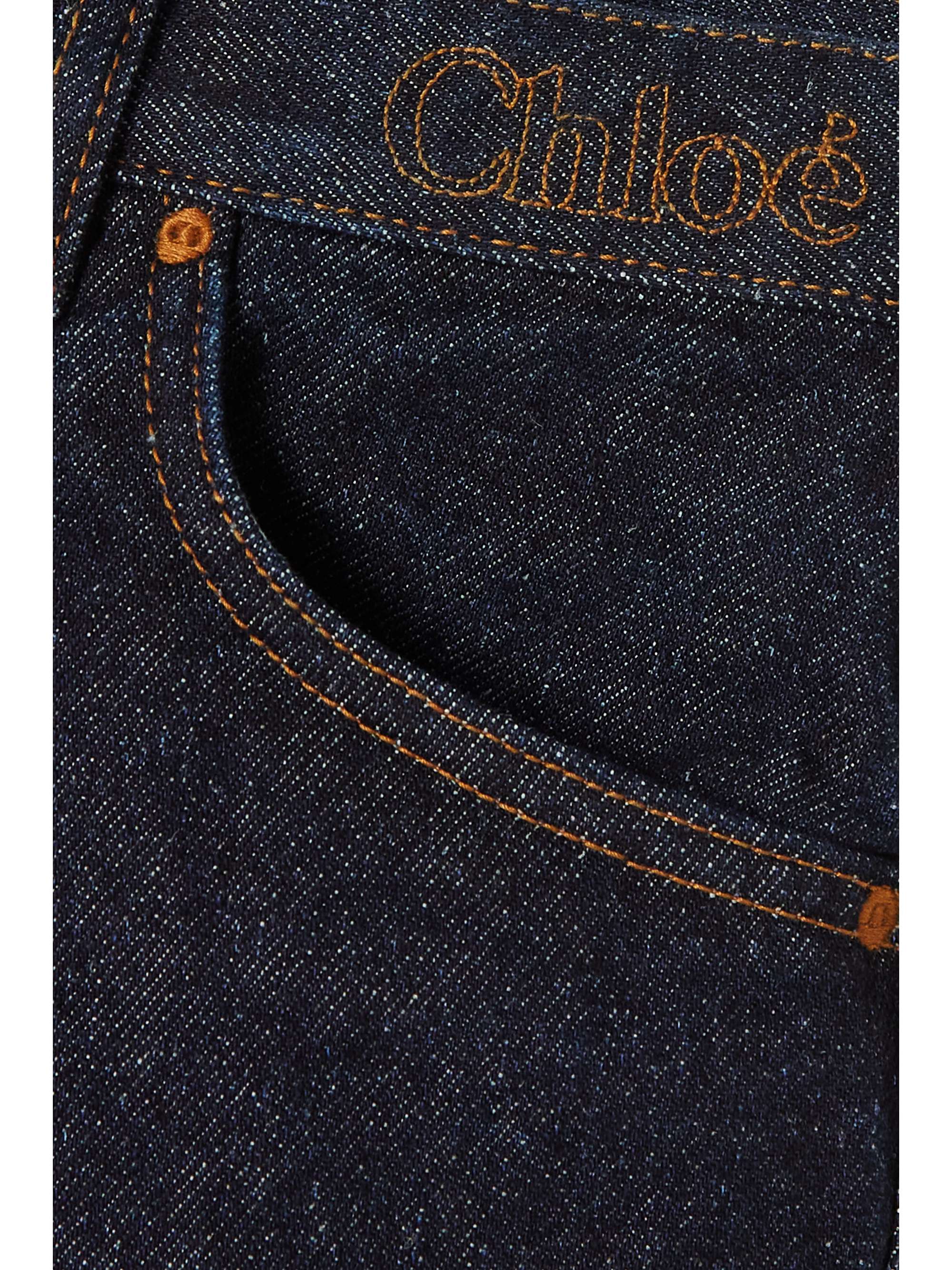 CHLOÉ Denim mini skirt