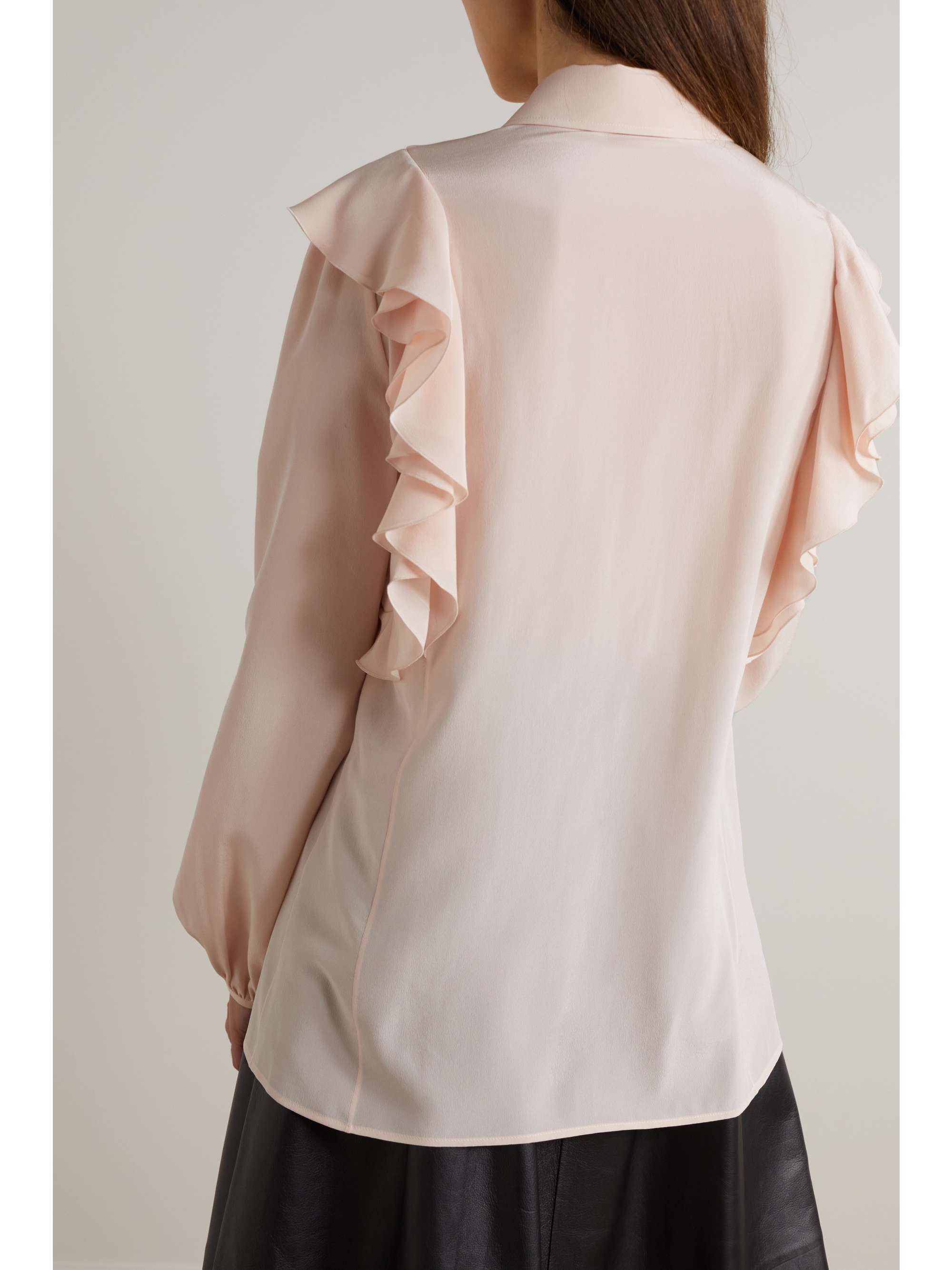 CHLOÉ Ruffled silk blouse