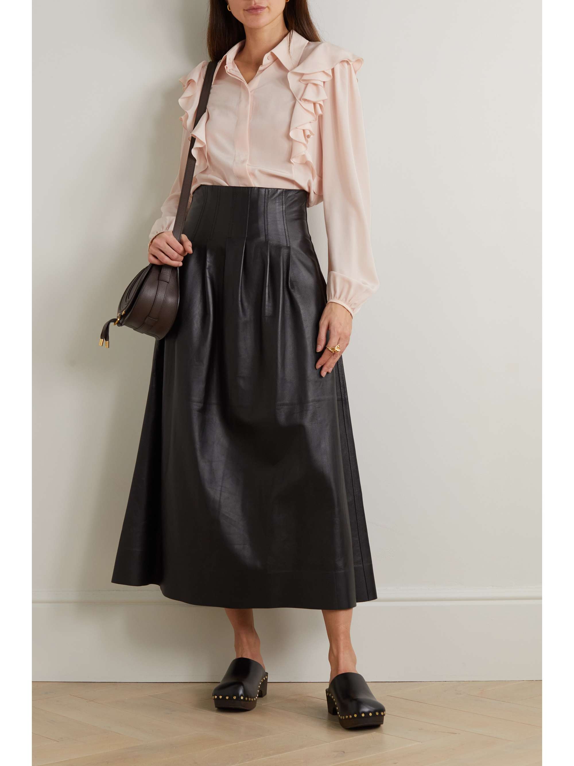 CHLOÉ Ruffled silk blouse | NET-A-PORTER