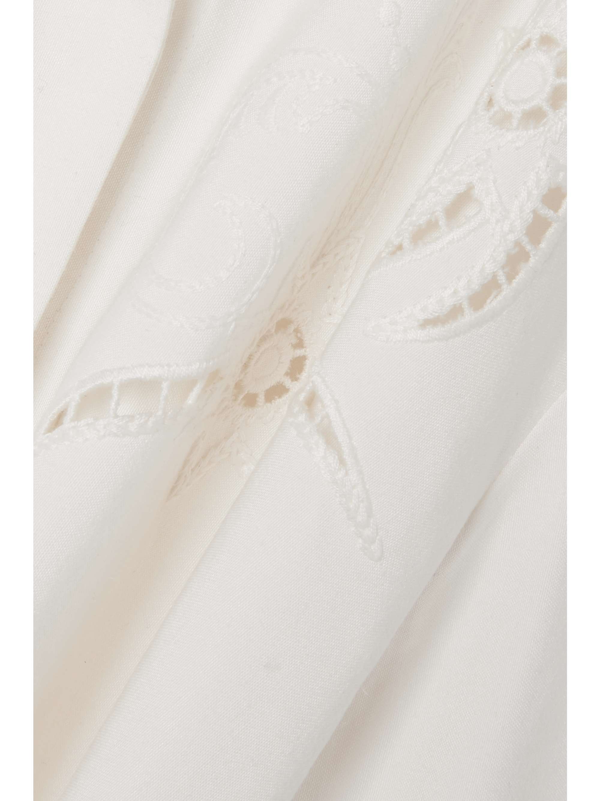 CHLOÉ Embroidered grain de poudre shirt