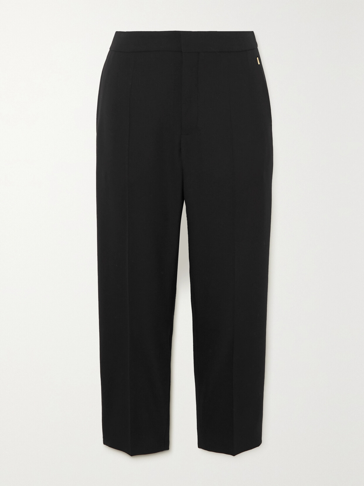 Chloé - Cropped Wool-blend Skinny Pants - Black