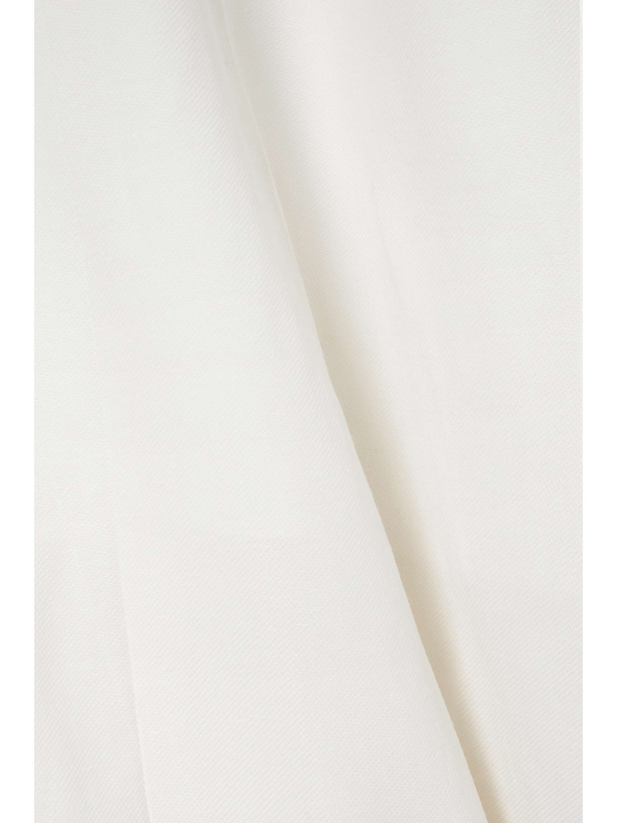 CHLOÉ Wool and linen-blend flared pants