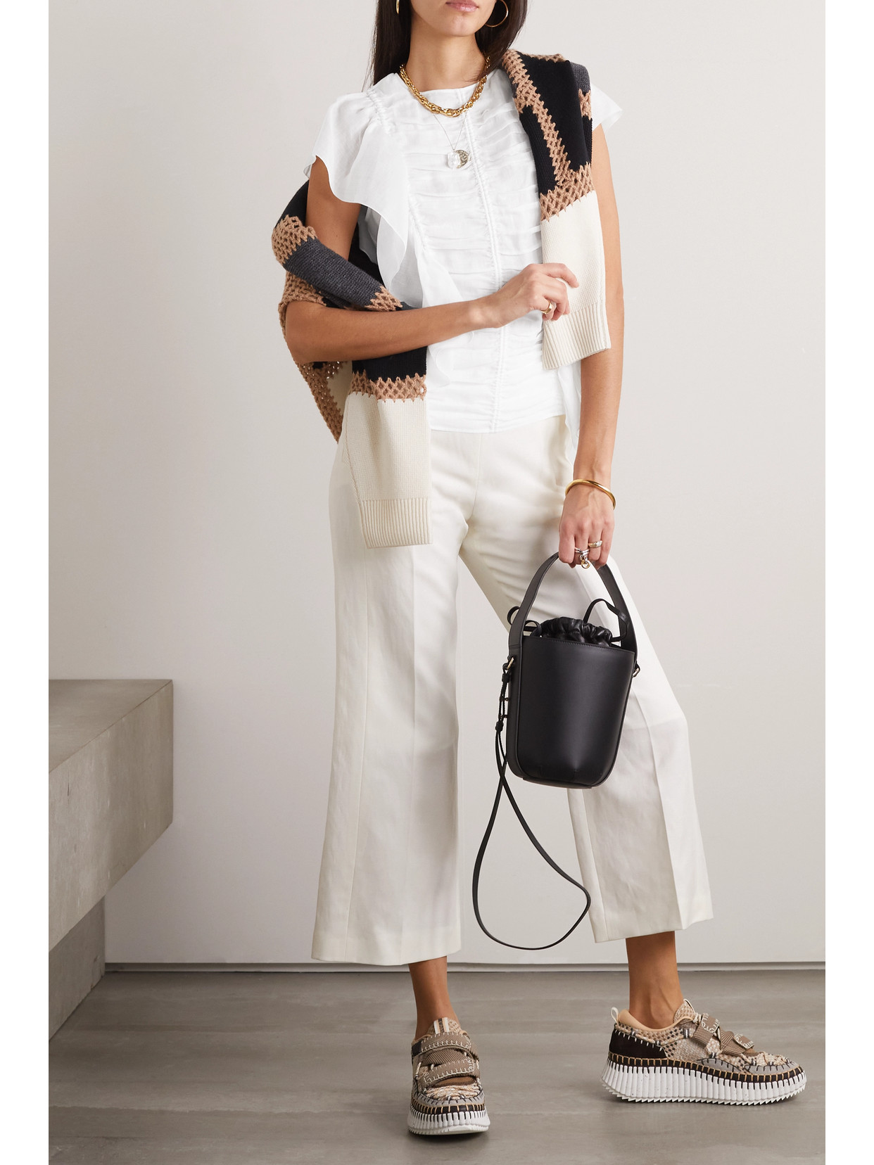 Chloé - Ruffled Ramie Top