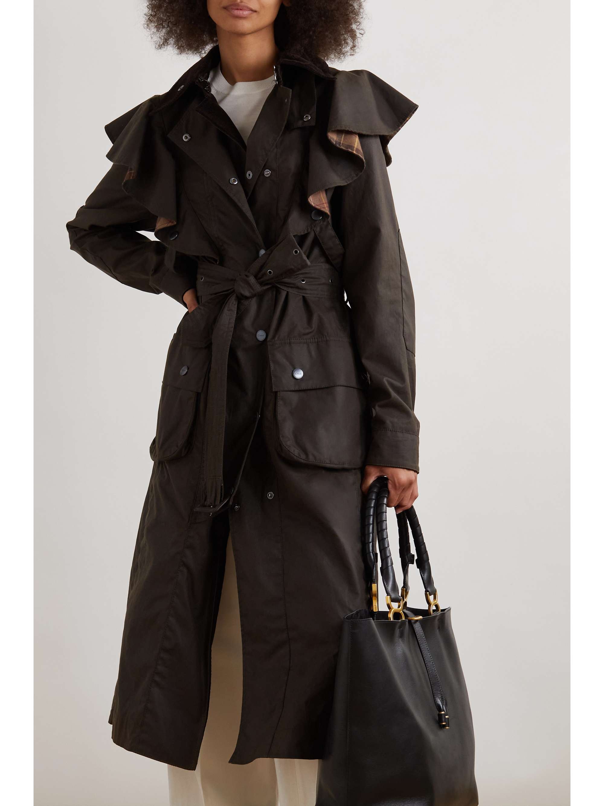 barbour trenchcoat