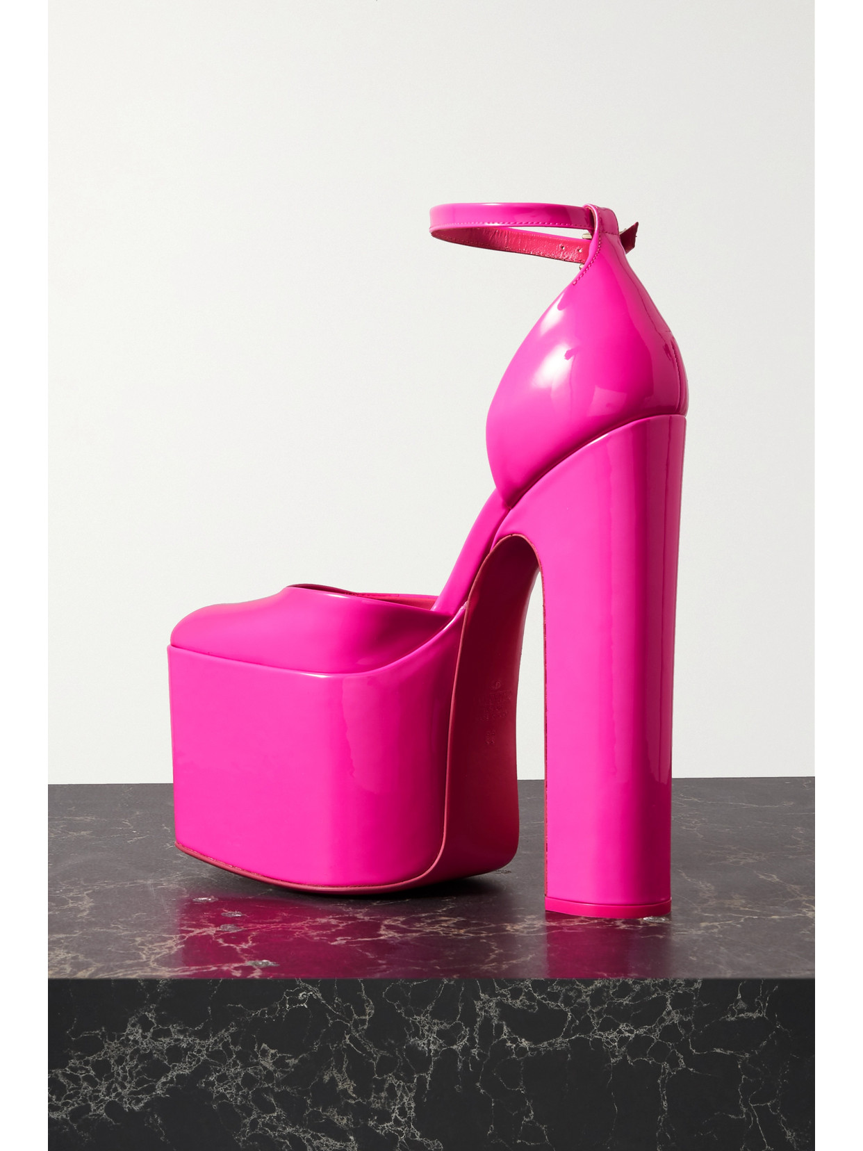 Garavani - Valentino Garavani Discobox 180 Patent-Leather Platform Pumps