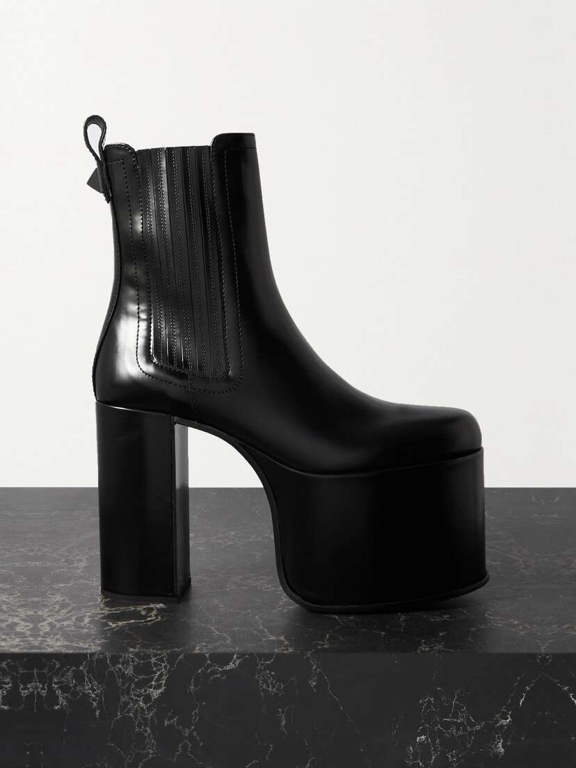 Valentino Garavani — Club Beatle 125 leather platform ankle boots