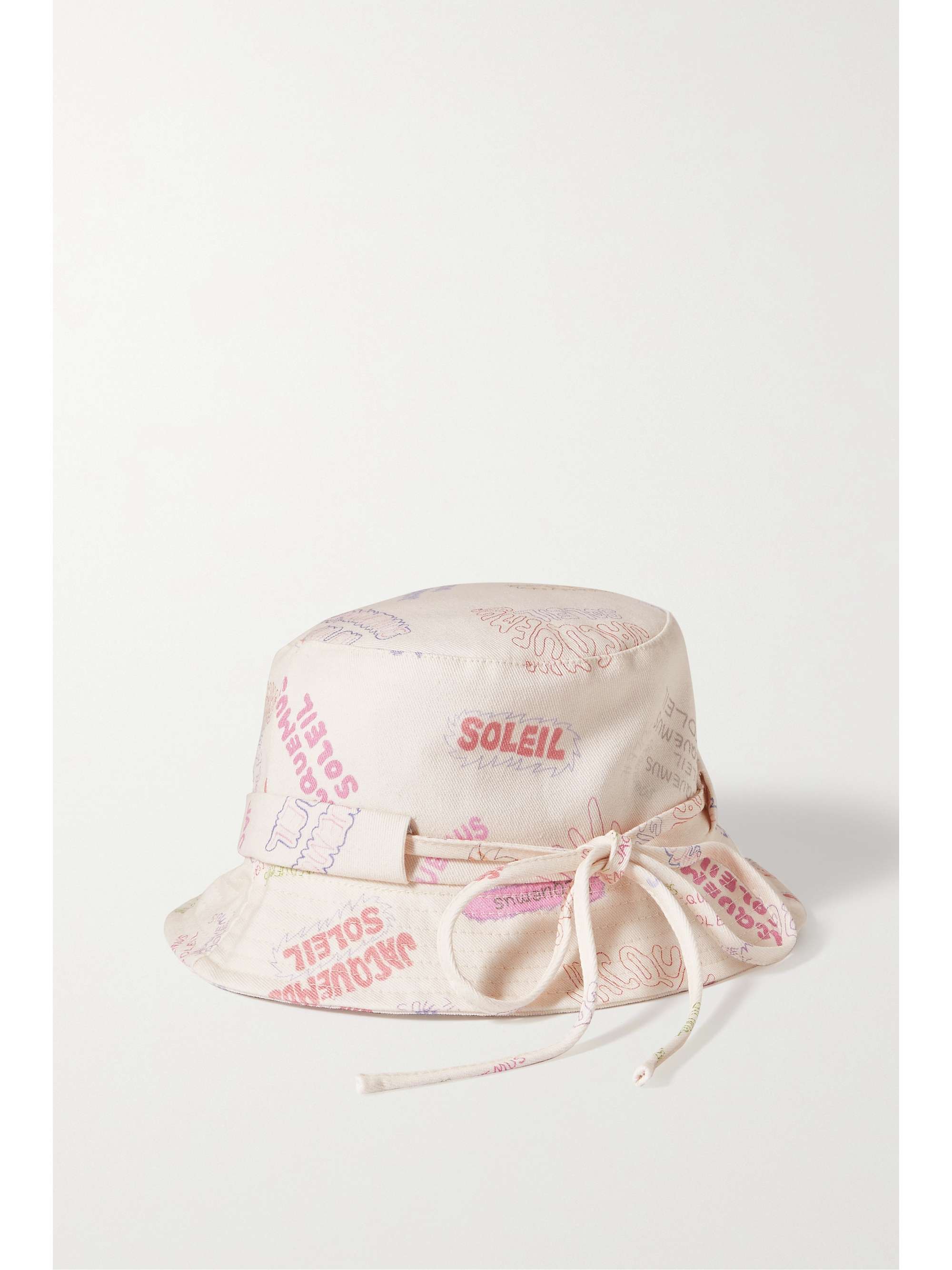 JACQUEMUS Gadjo printed cotton-twill bucket hat