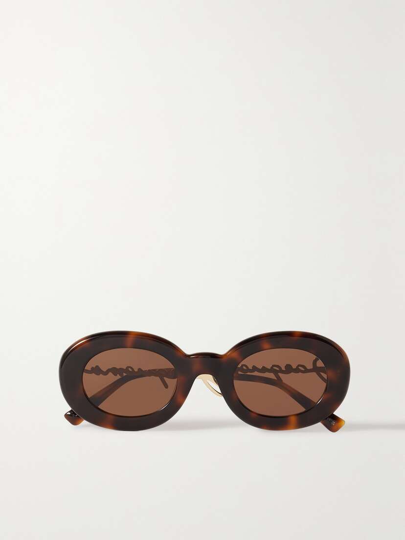 Jacquemus Round-frame Tortoiseshell Acetate Sunglasses