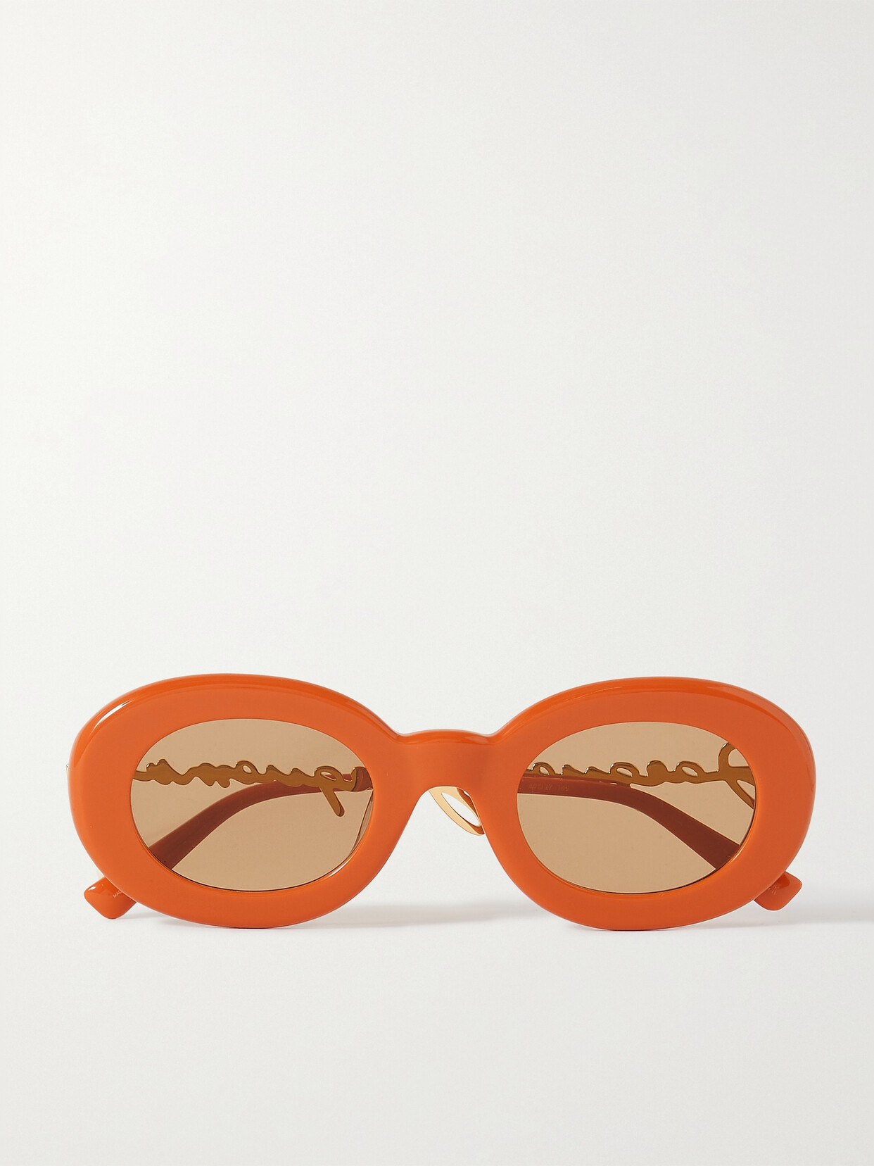 Jacquemus - Round-frame Acetate Sunglasses - Orange