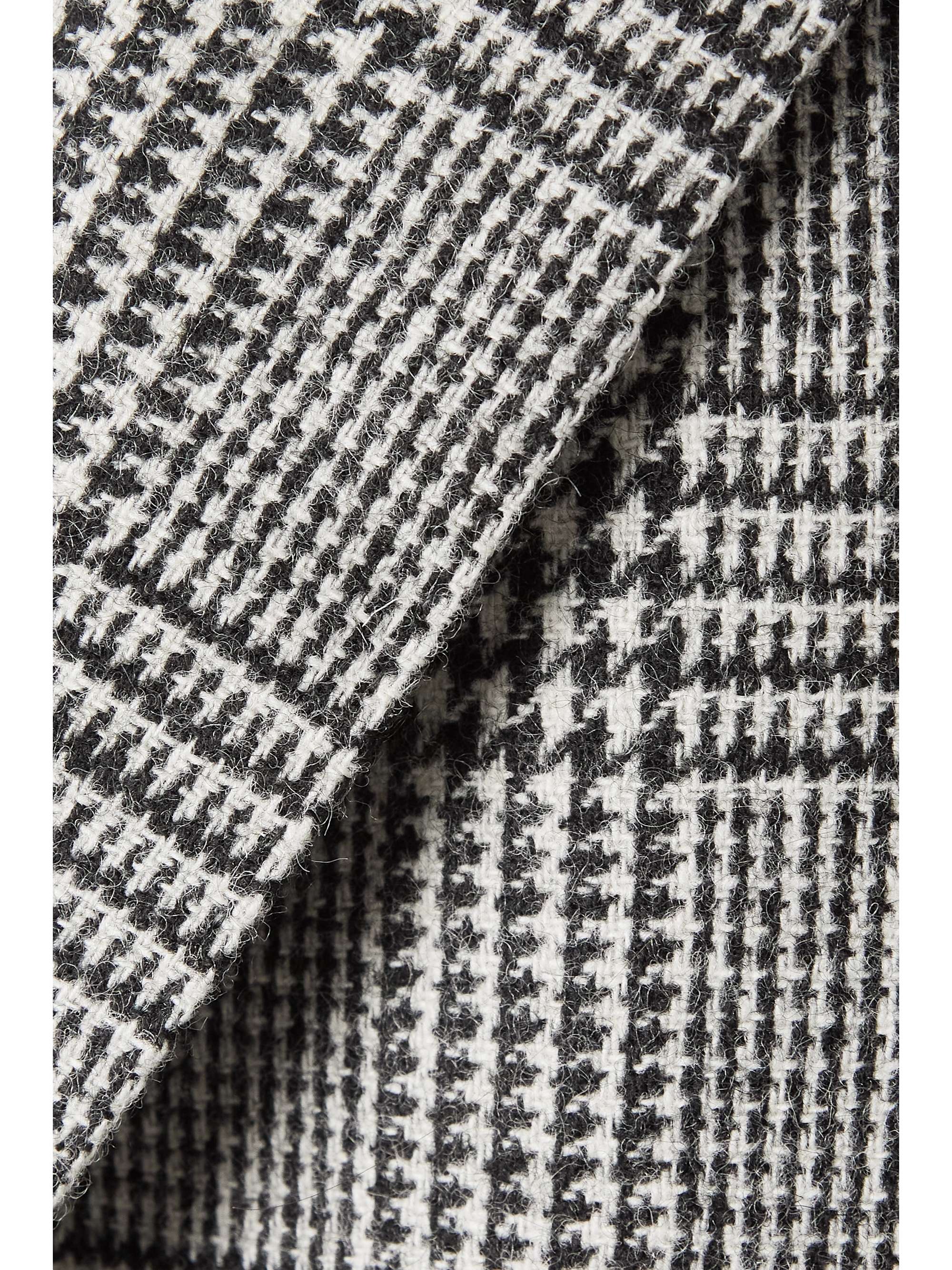 GUCCI Double-breasted Prince of Wales checked wool blazer