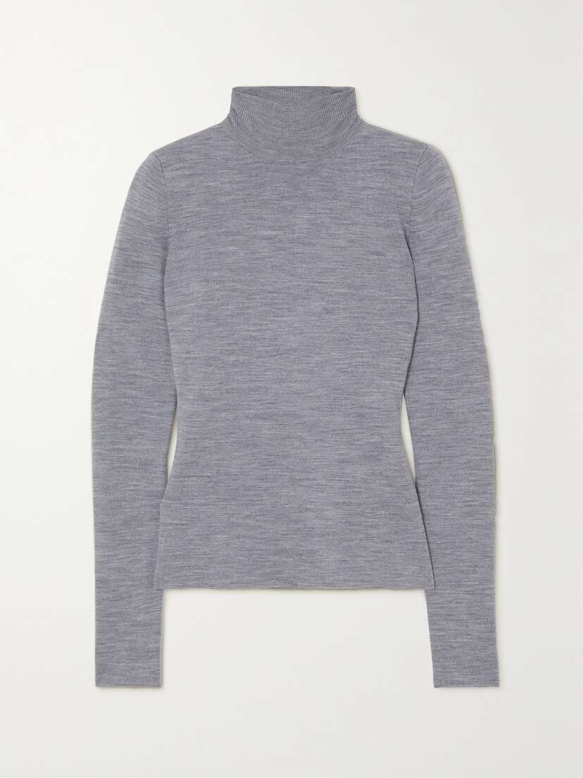 Gabriela Hearst May Wool, Cashmere And Silk-blend Turtleneck Sweater