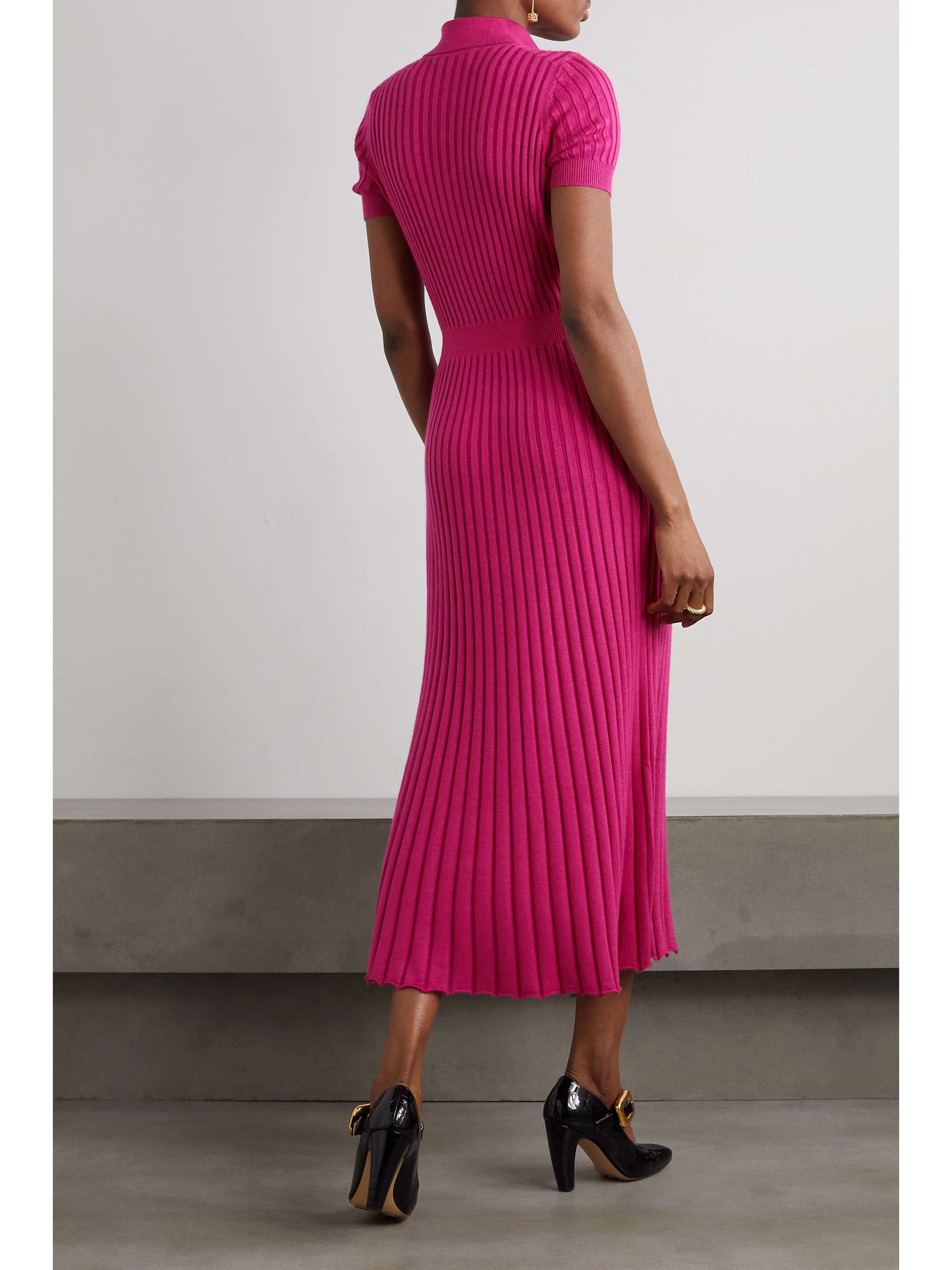 GABRIELA HEARST Amor ribbed cashmere and silk-blend maxi dress