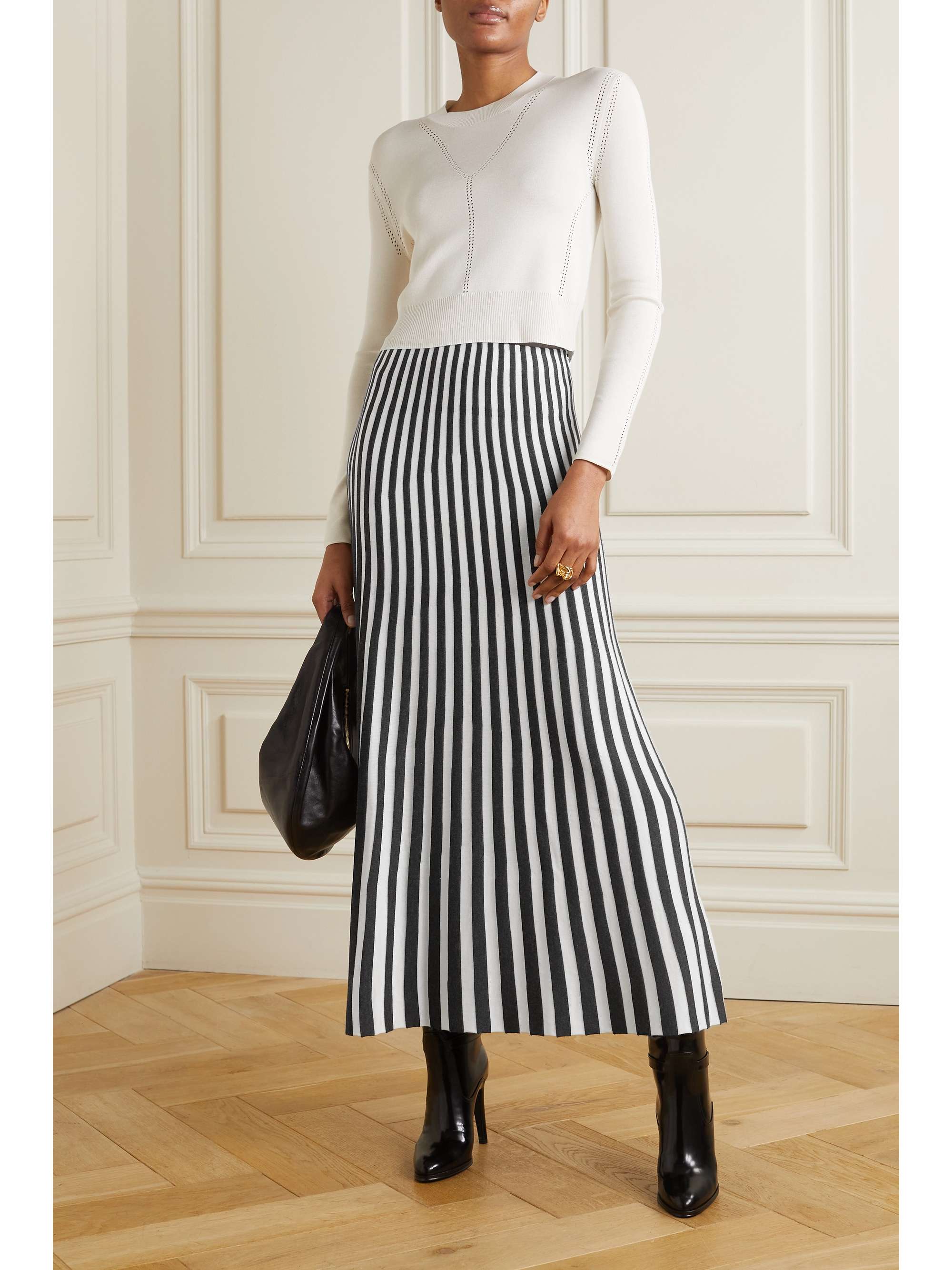 Siani stripe maxi skirt hotsell