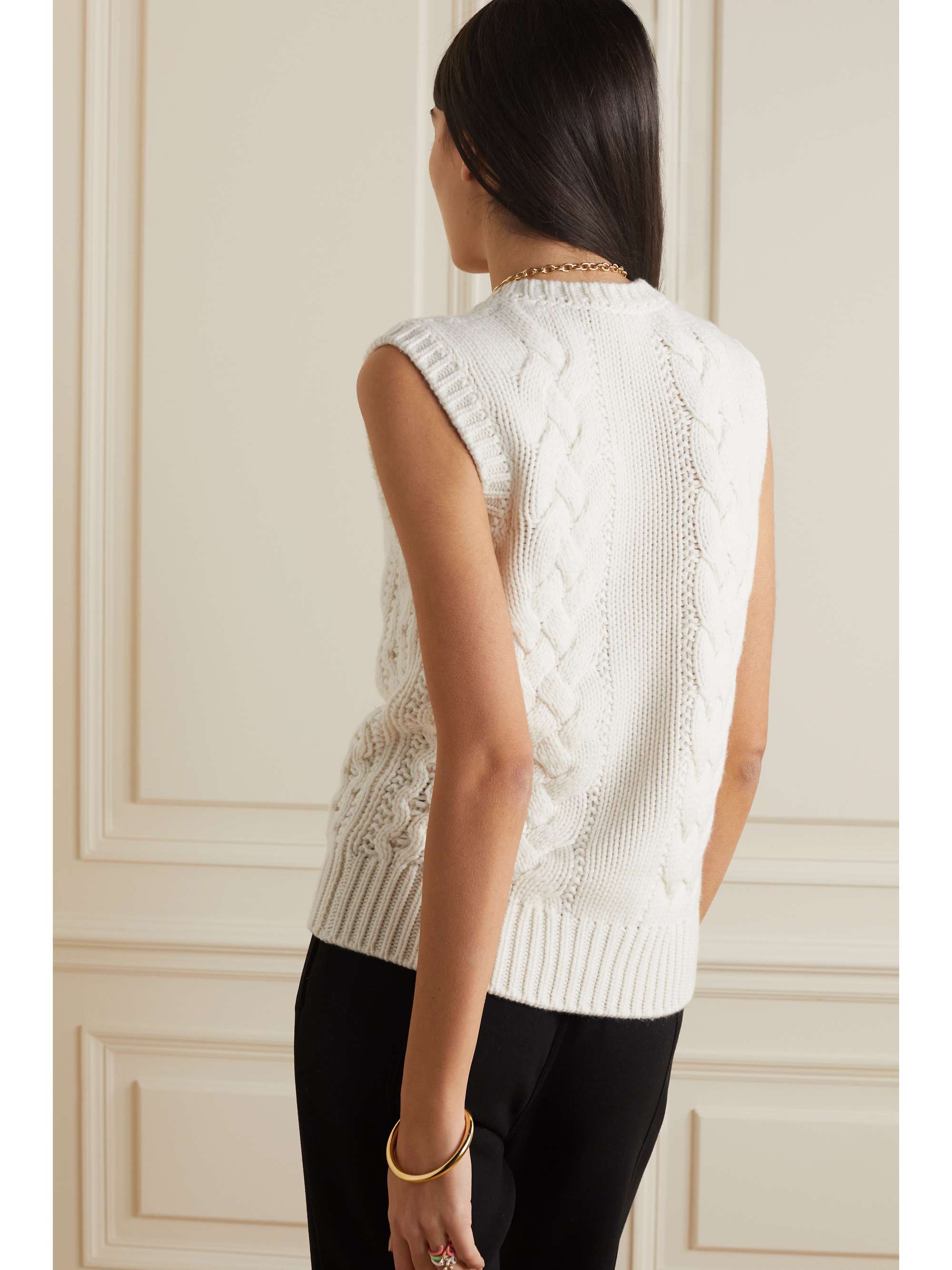 GABRIELA HEARST Ramirez cable-knit cashmere vest
