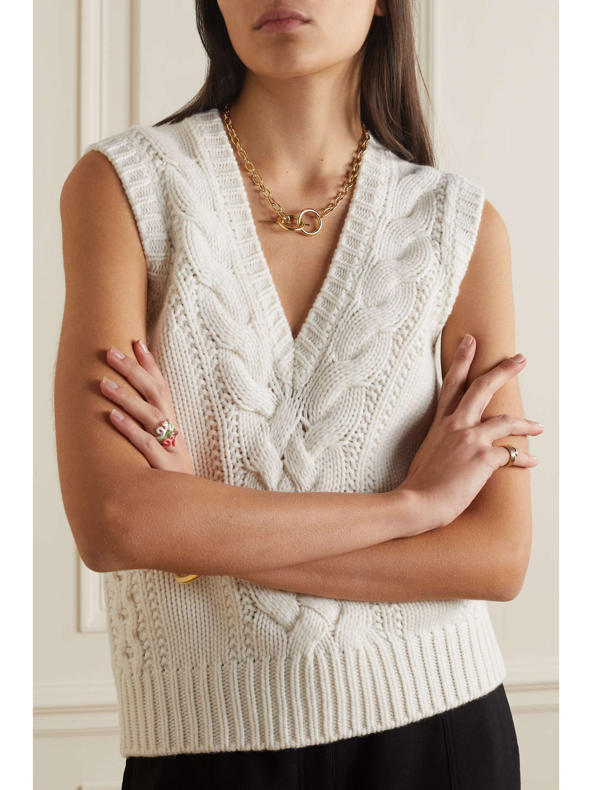 GABRIELA HEARST Ramirez cable-knit cashmere vest