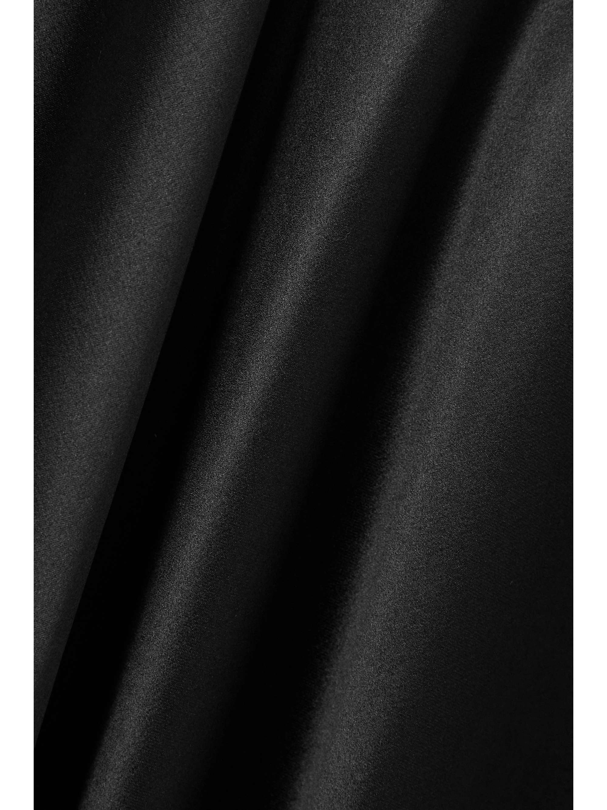 GABRIELA HEARST Bow-detailed silk-satin midi dress