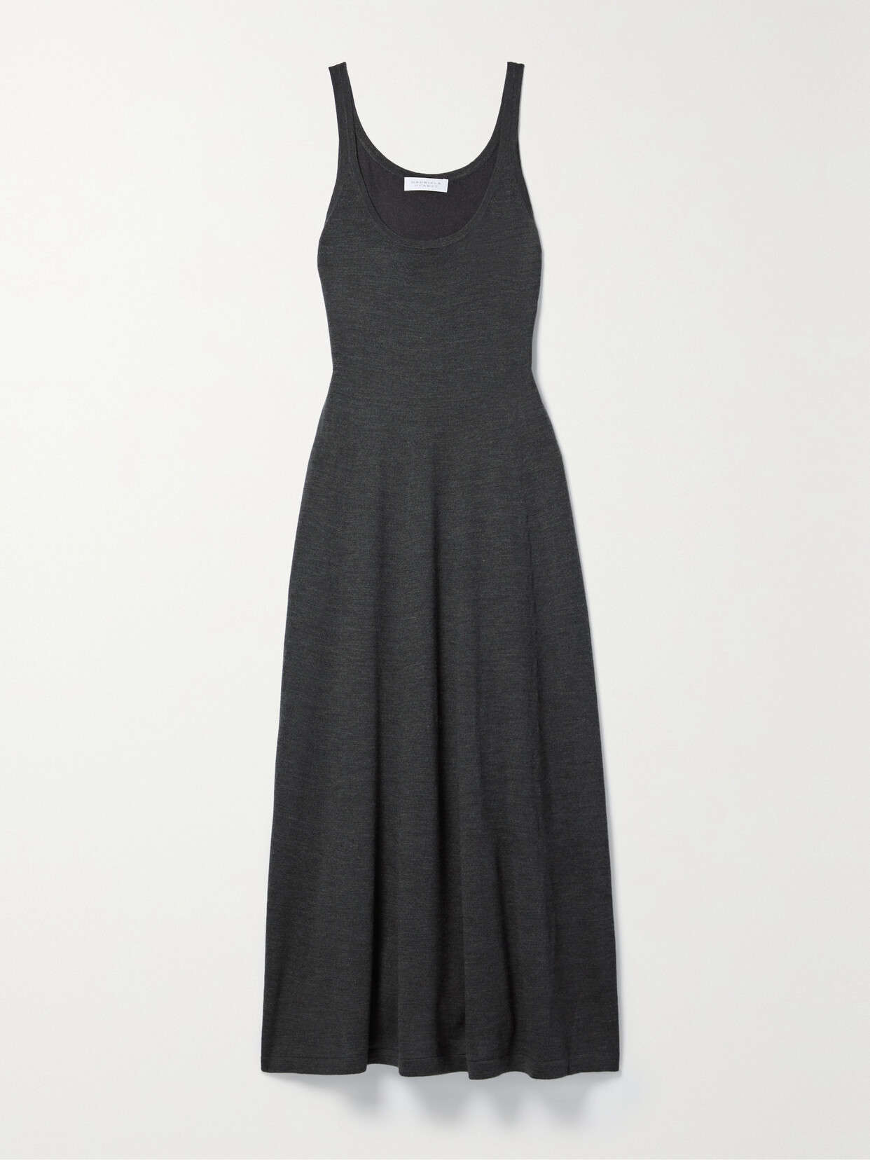 Gabriela Hearst - Kallie Wool And Silk-blend Jersey Maxi Dress - Black