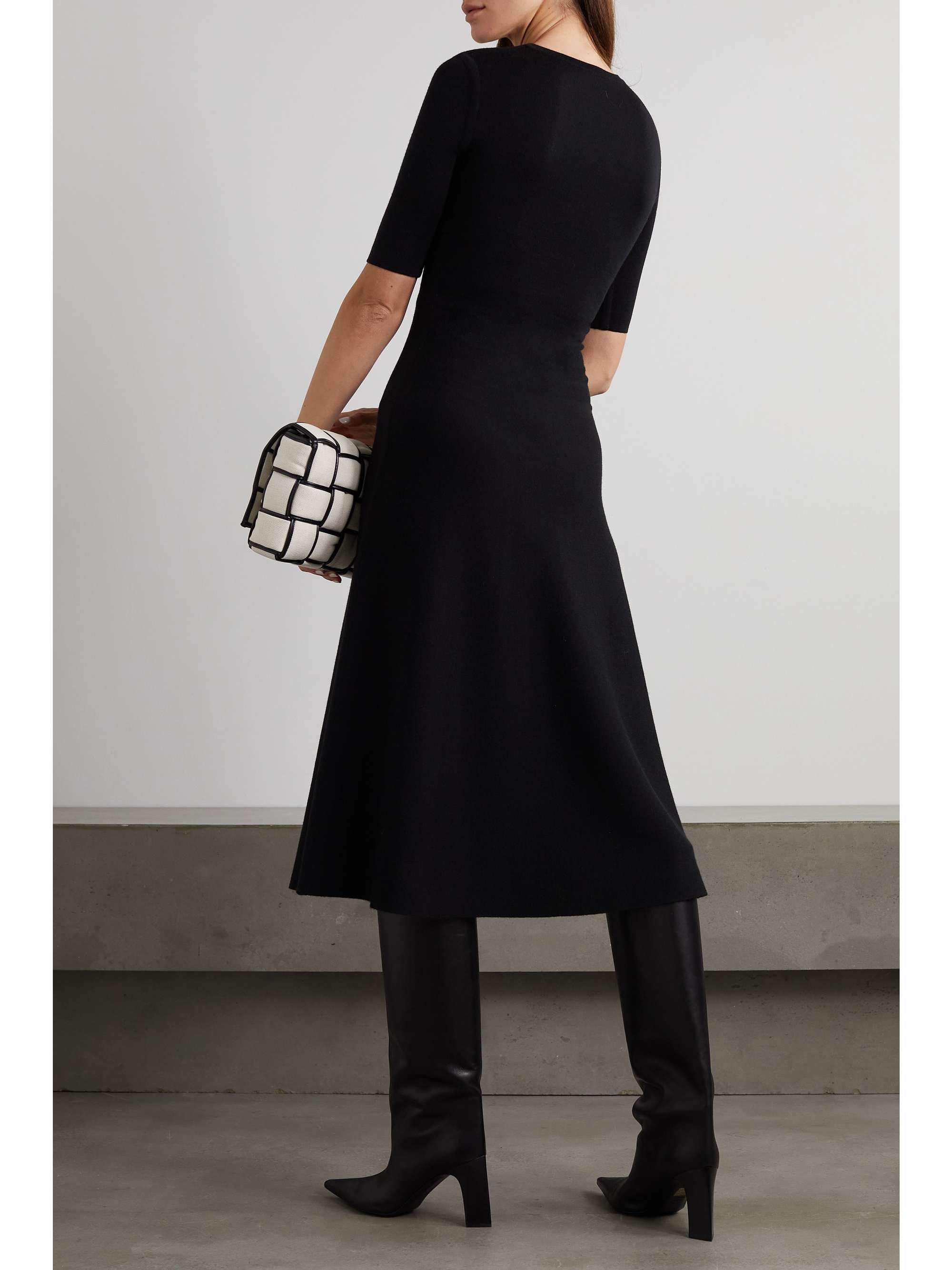 GABRIELA HEARST Seymore wool, cashmere and silk-blend midi dress