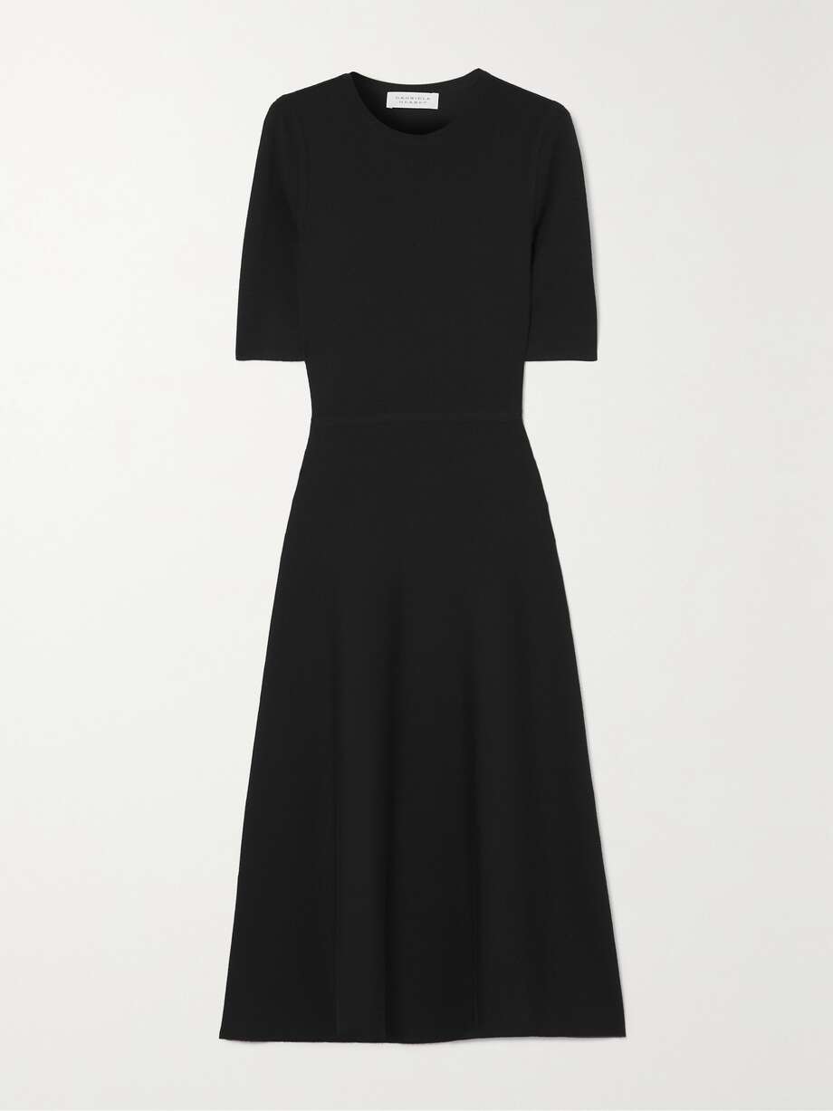 seymore wool, cashmere and silk-blend midi dress