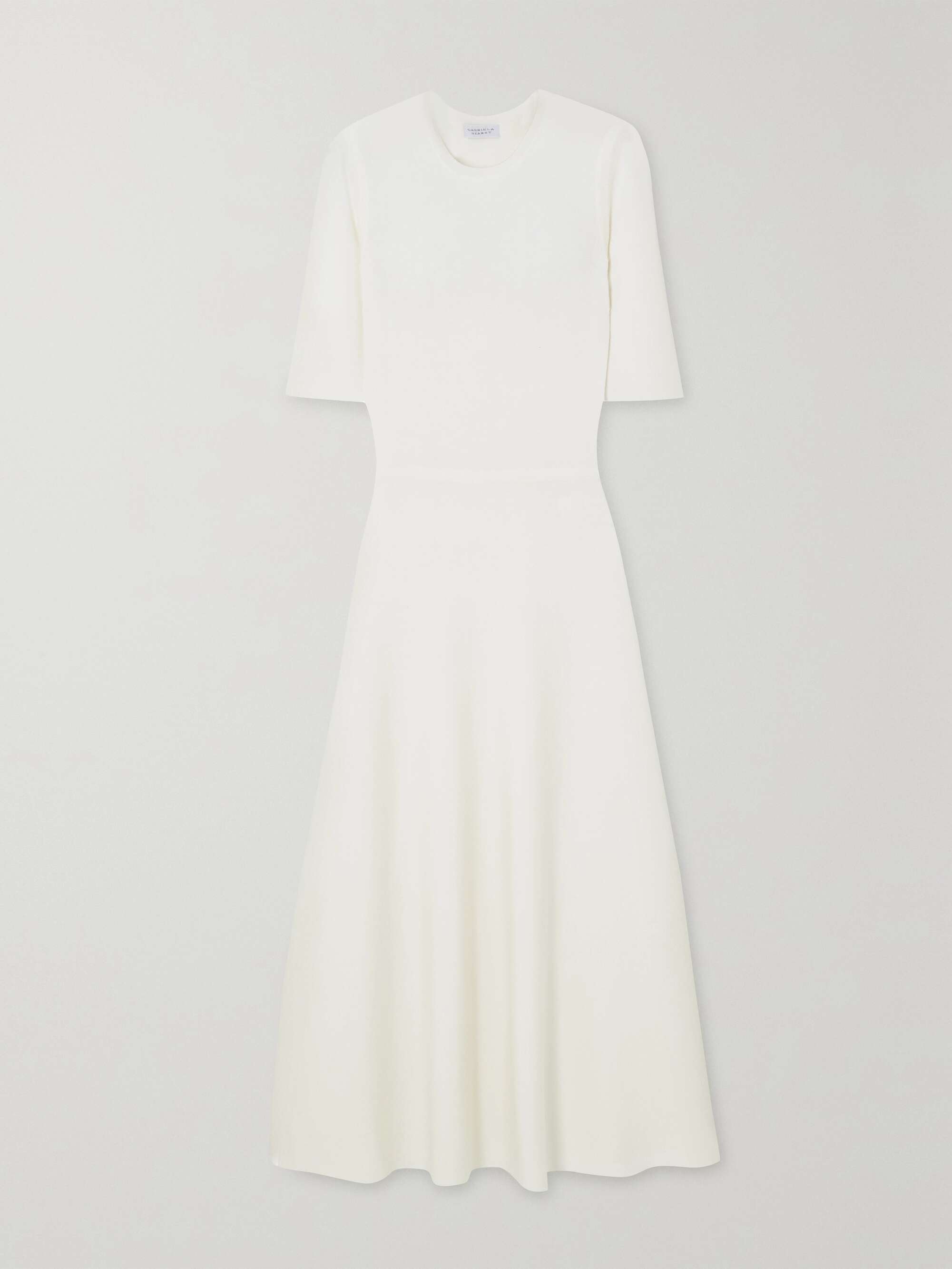 GABRIELA HEARST Seymore wool, cashmere and silk-blend midi dress | NET ...