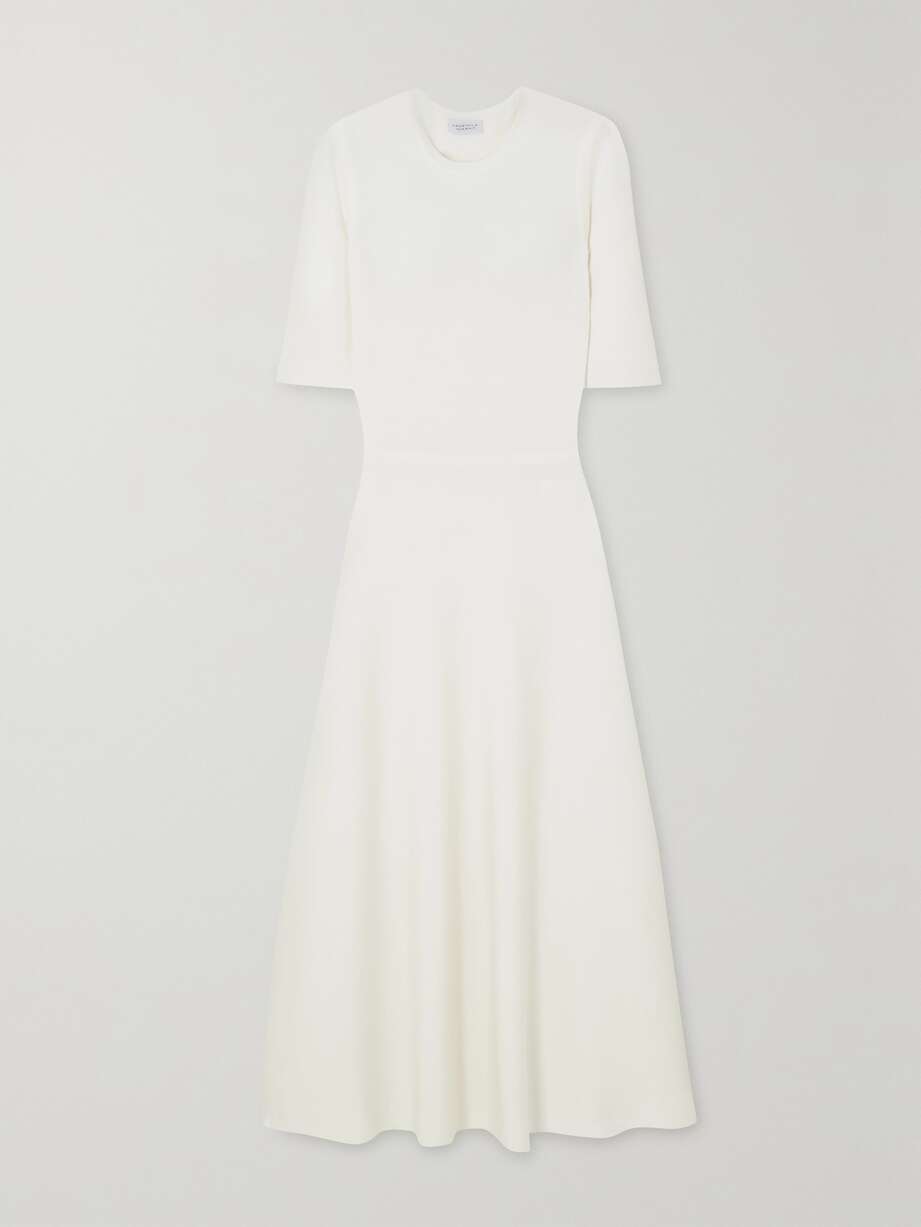 seymore wool, cashmere and silk-blend midi dress