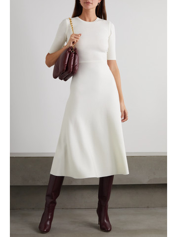 Gabriela Hearst Seymore wool, cashmere and silk-blend midi dress